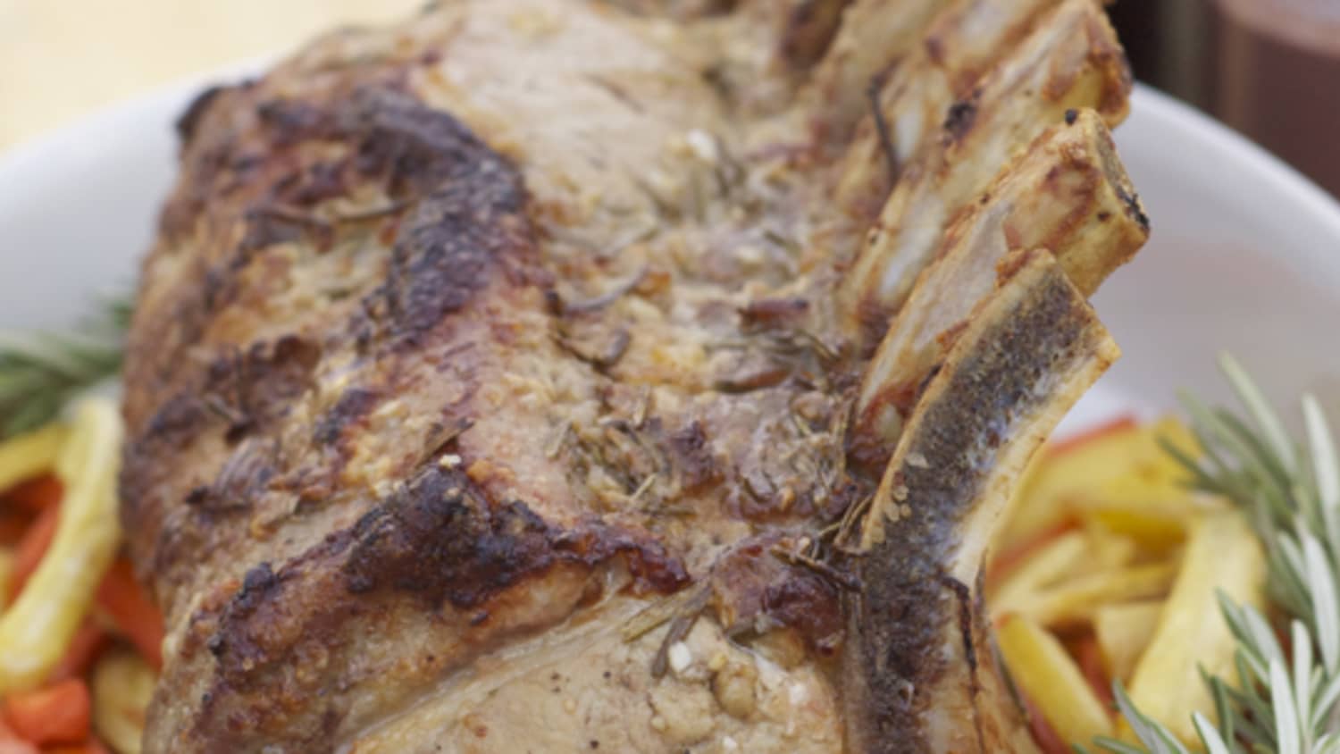 Recipe Bone In Pork Loin With Dijon Sauce Kitchn