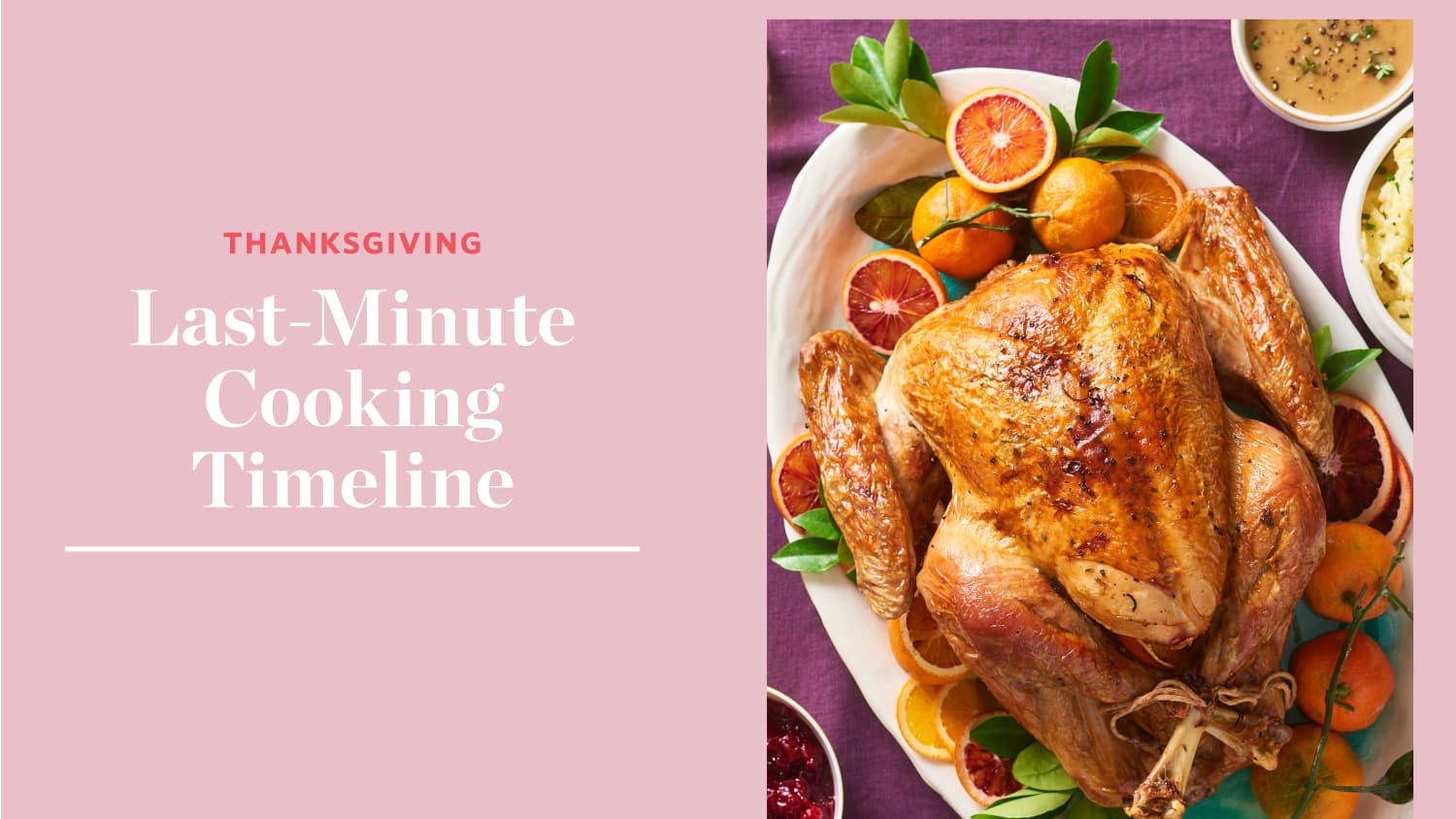 A Printable Thanksgiving Day Timeline Cooking Guide Kitchn