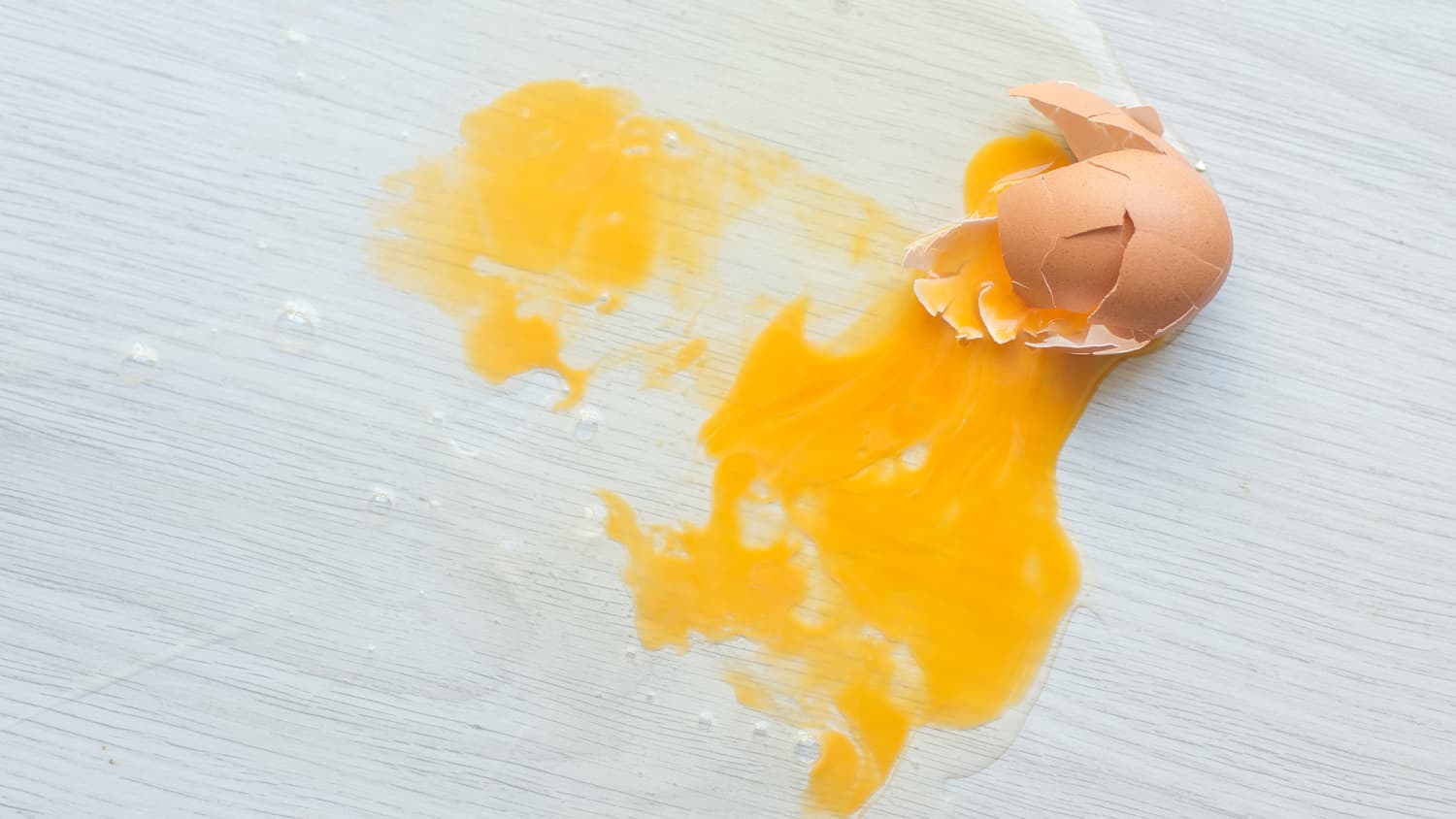 How To Clean Up A Dropped Egg | Kitchn
