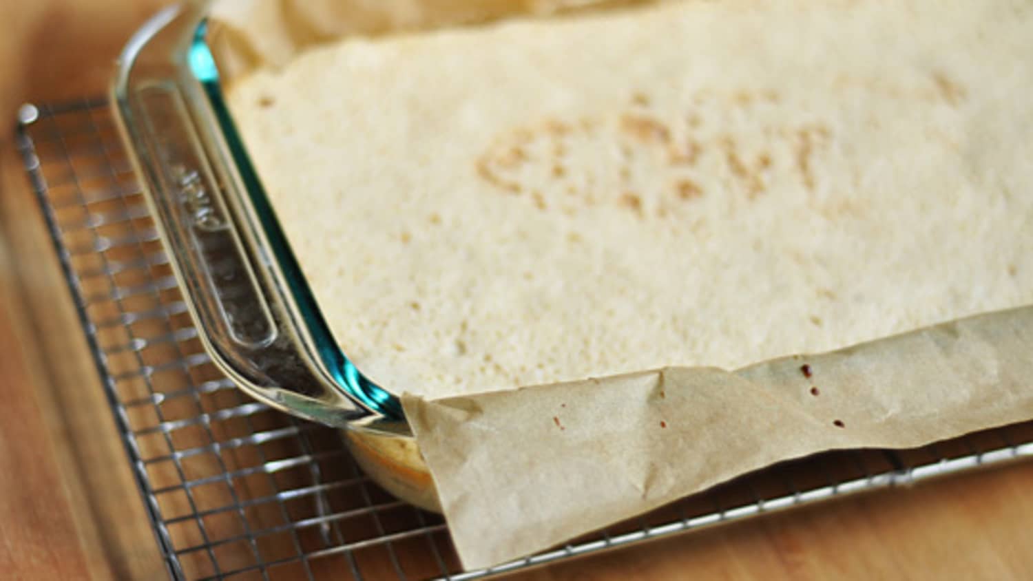 Kitchen Tips, Week 1: How to fit parchment paper into any square pan
