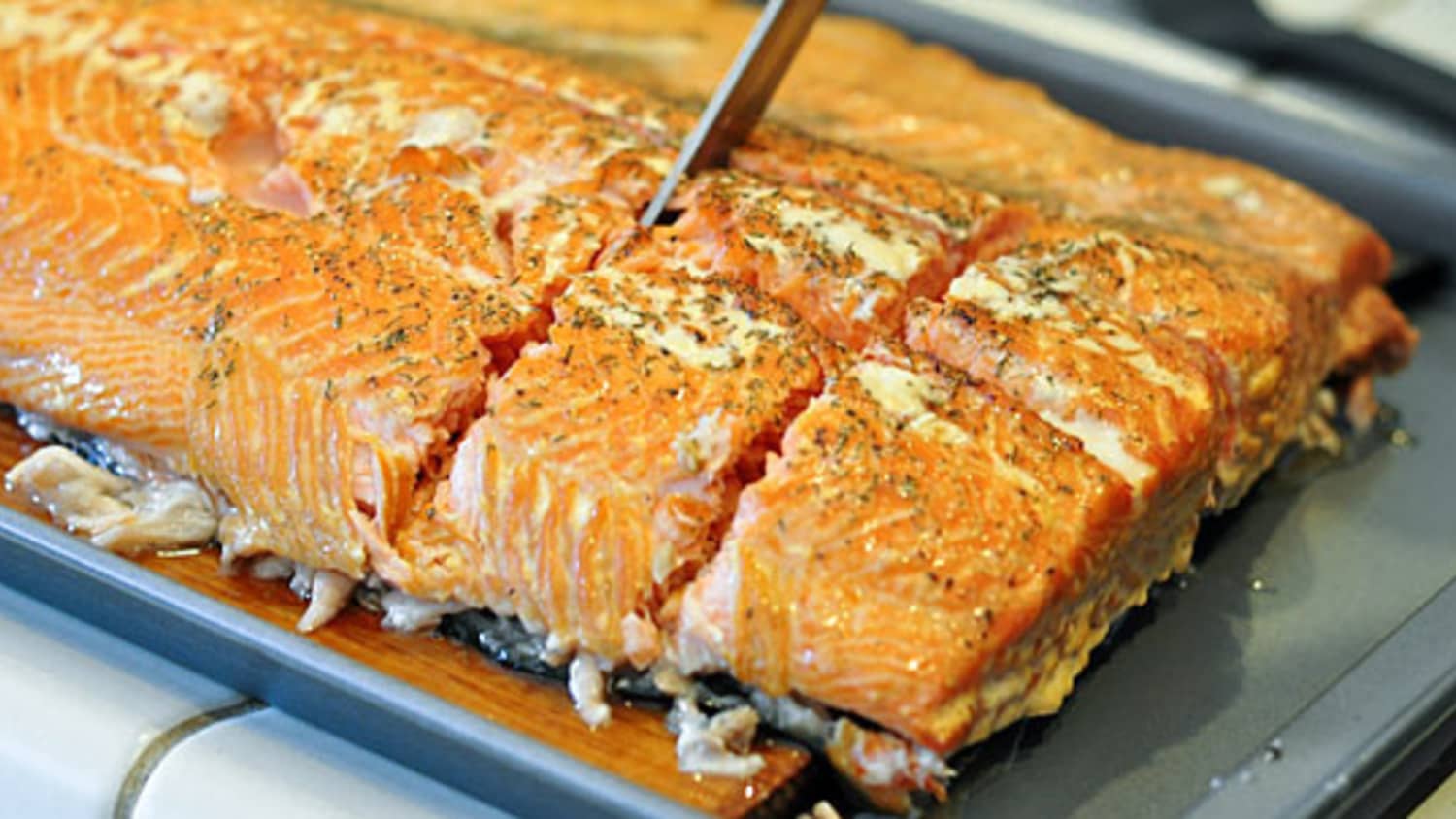 How To Grill Salmon On A Cedar Plank Kitchn