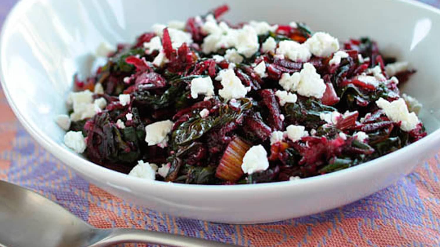 Recipe Sauteed Rainbow Chard With Raw Beets And Goat Cheese Kitchn