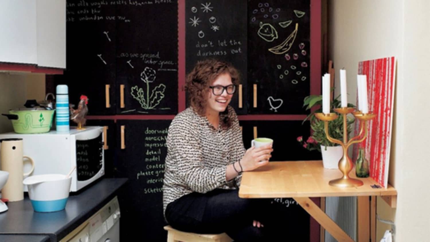 Yes You Too Can Have An Eat In Kitchen Ikea S Wall Mounted Drop Leaf Tables Kitchn