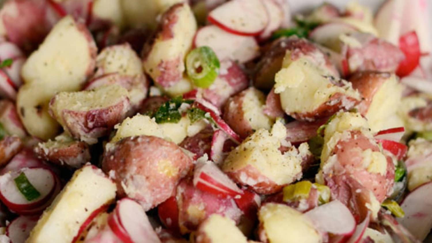 Recipe Red Potato Salad With Scallions Radishes Kitchn