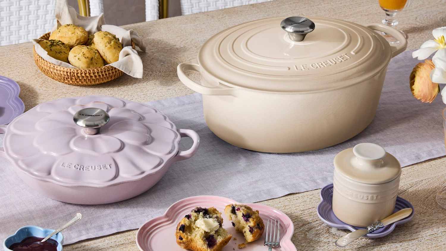 Le Creuset's Floral Spring Collection Is Back, and We Want One of