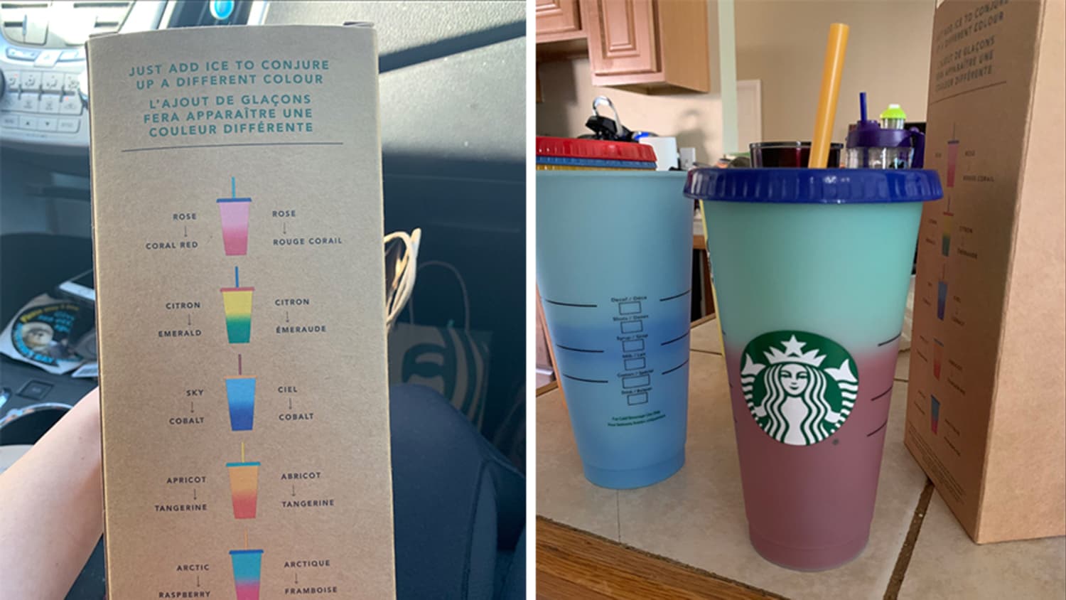 Changing discount colors cups