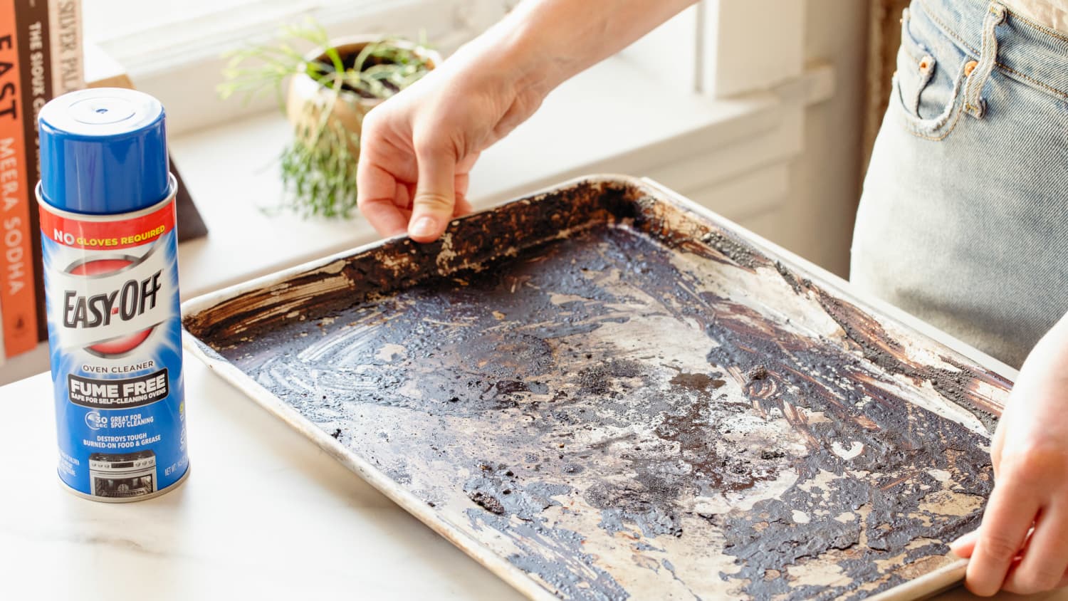 Using Oven Cleaner to Clean Baking Sheets Review The Kitchn