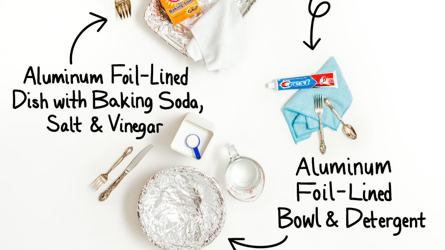 We Tried 5 Methods to Clean Tarnished Silverware The Kitchn