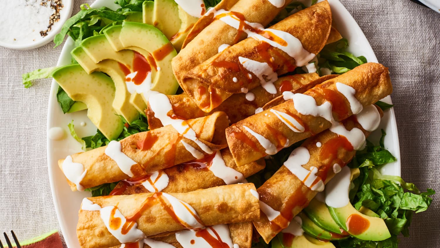 How To Make Quick and Easy Chicken Flautas