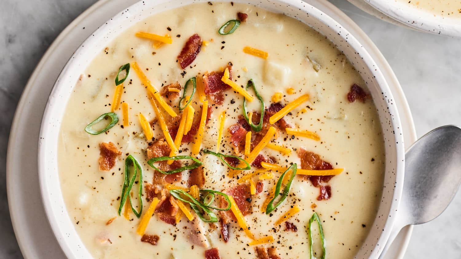 This Instant Pot Potato Soup Is Easy Creamy and Loaded with Bacon