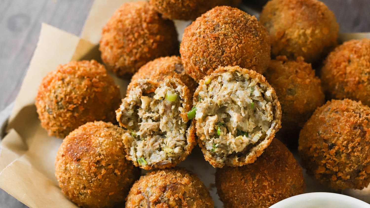 Crispy Fried Boudin Balls