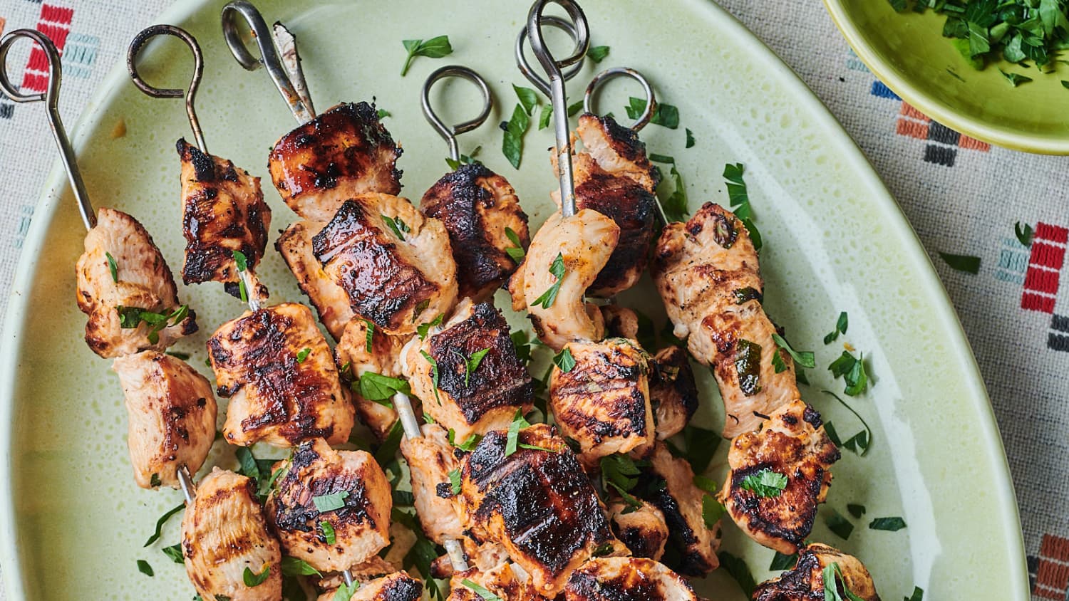 How to Make Tender Grilled Chicken Kebabs