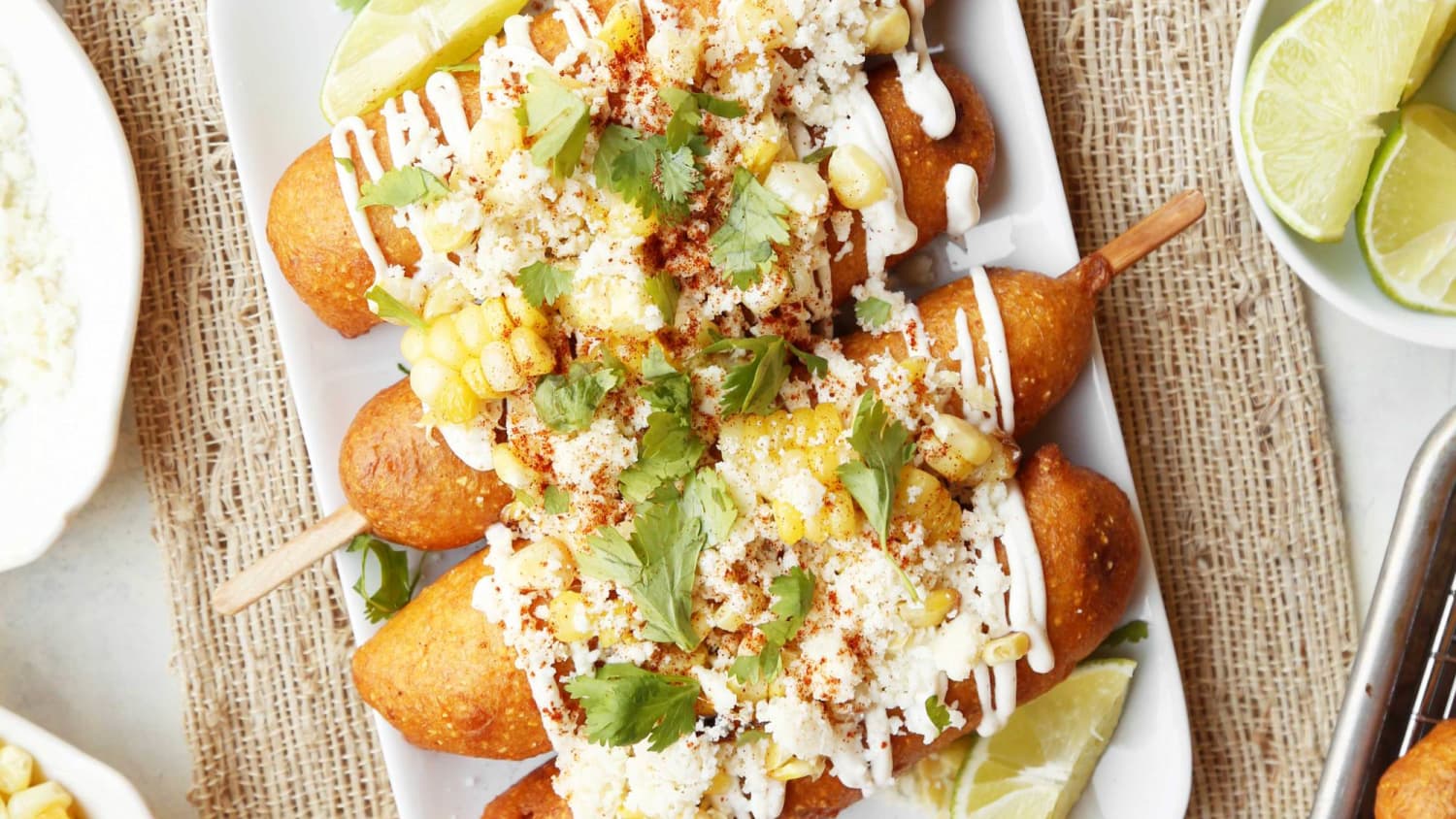 Mexican corn dog top