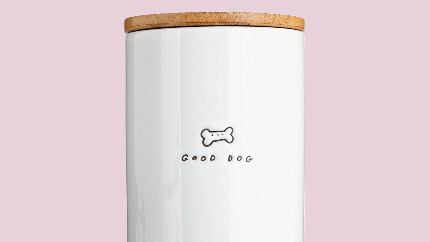 Harmony dog shop treat jar