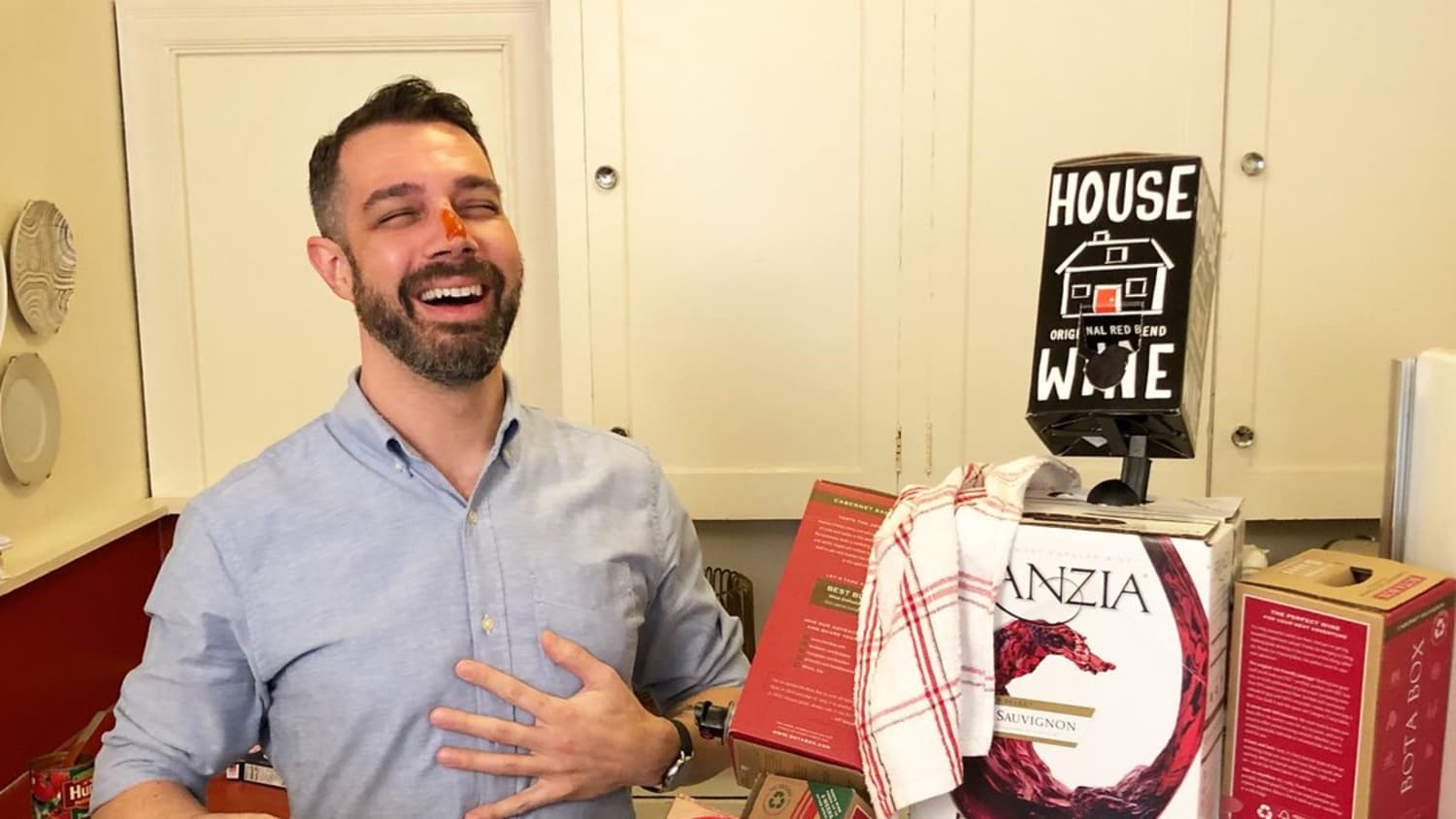 This Hero Made Himself a Boyfriend Out of Boxed Wine The Kitchn