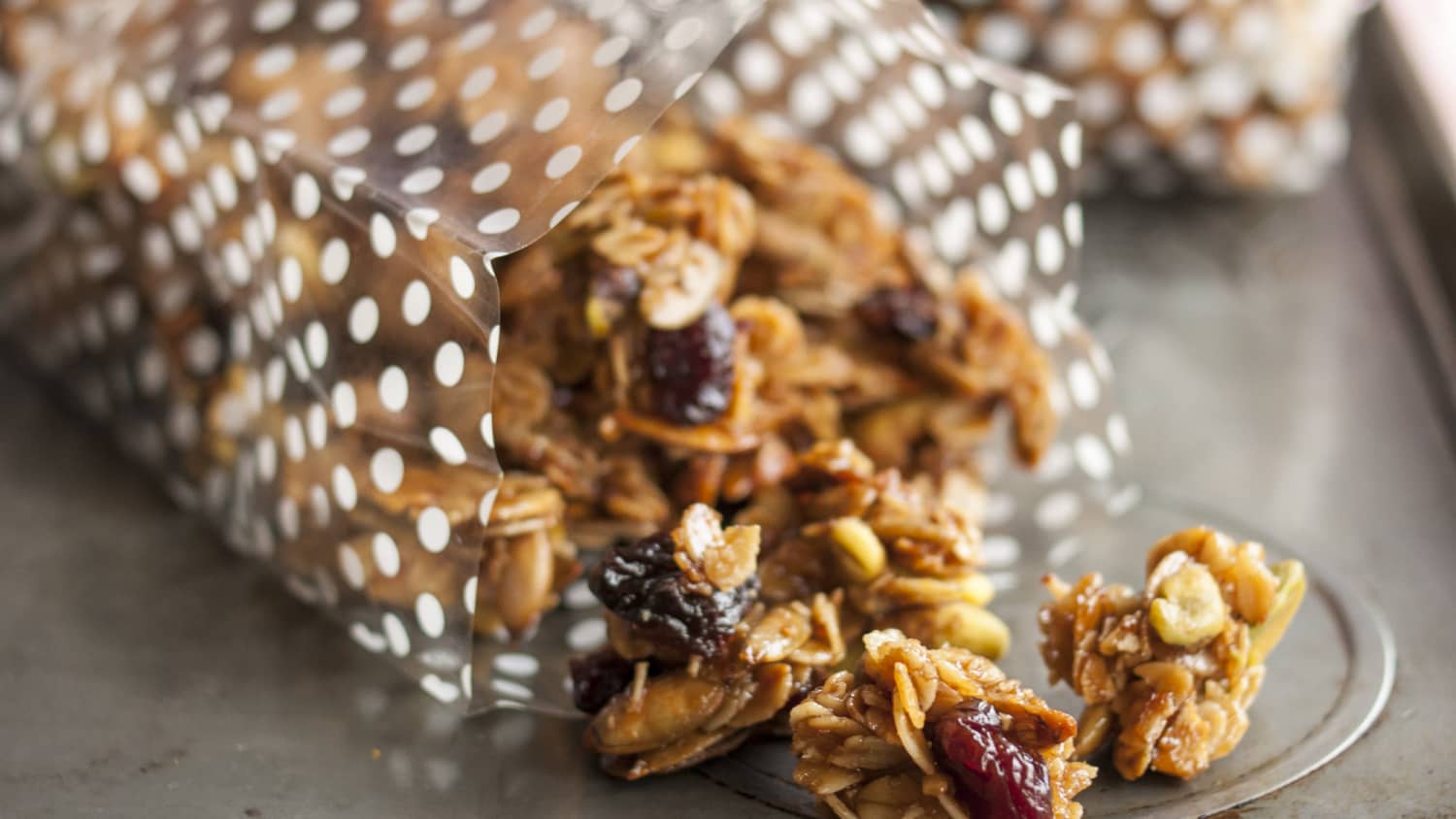 Cherry Pistachio Granola - My Love For Cooking