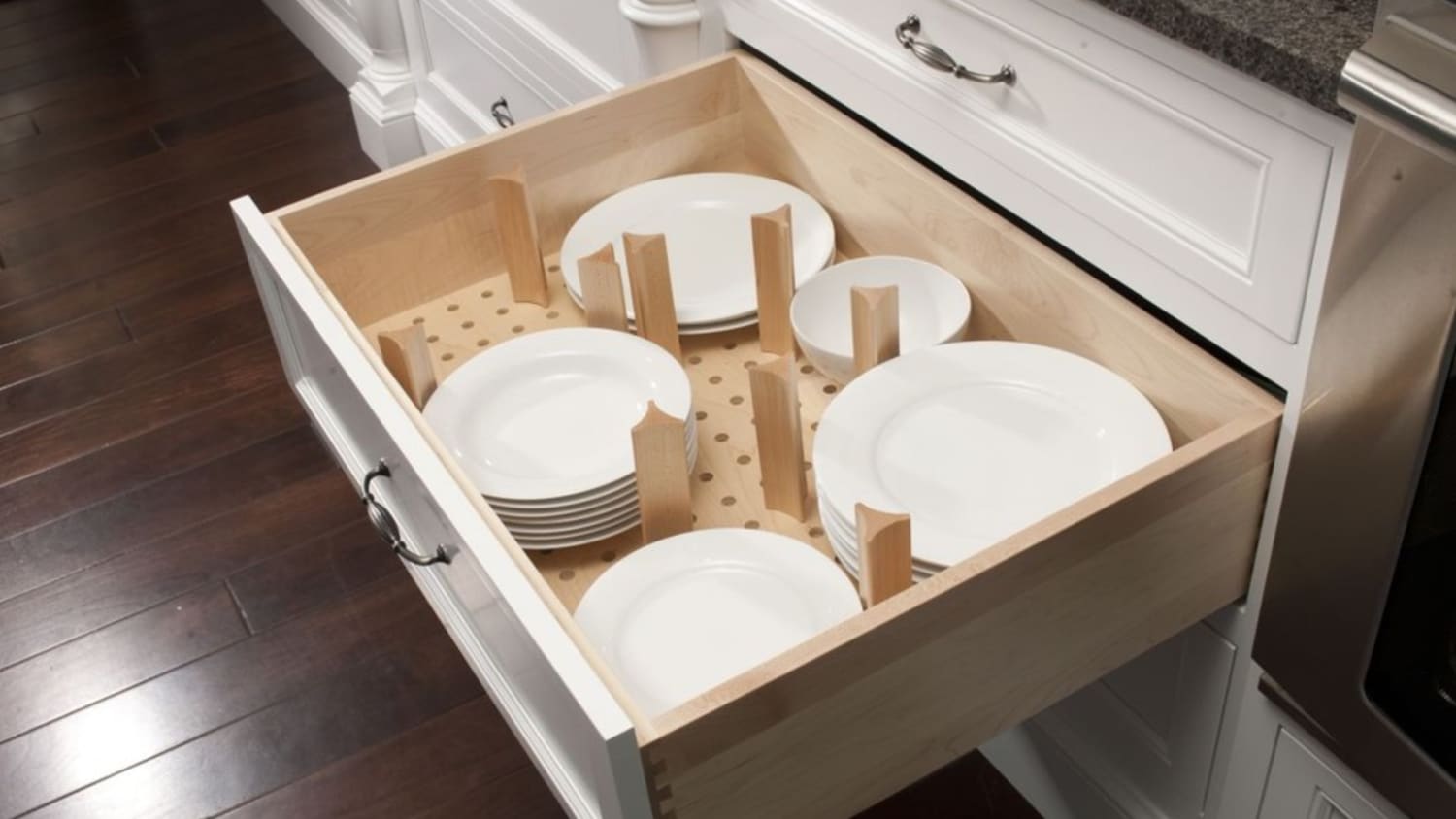 Pegboard online plate organizer