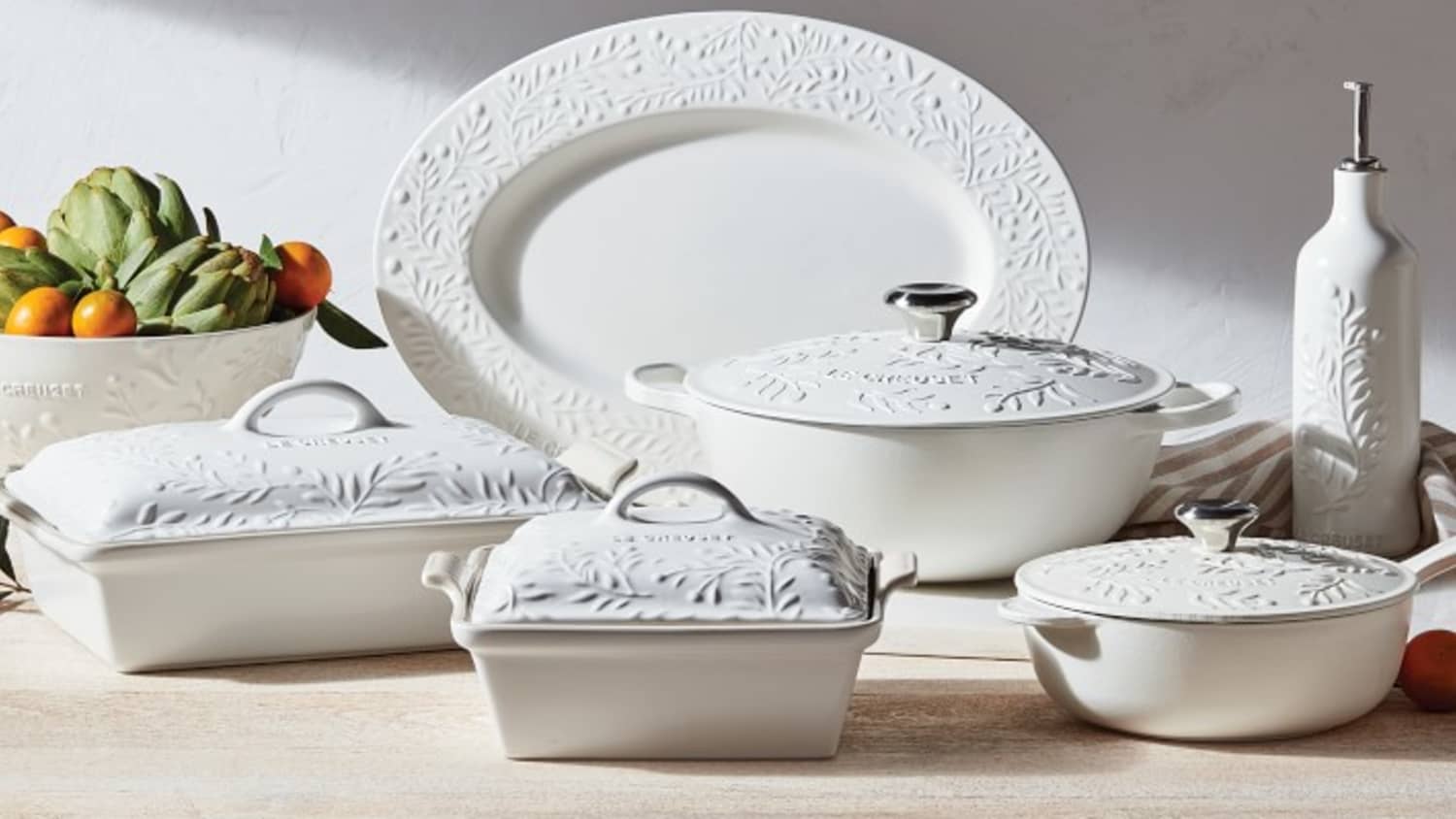 Le Creuset Launches Olive Branch Collection Inspired by the French