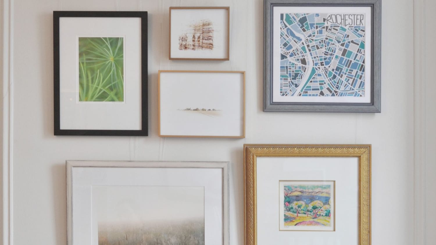 Make a Big Impact with Small-Scale Art: Gallery Frames with