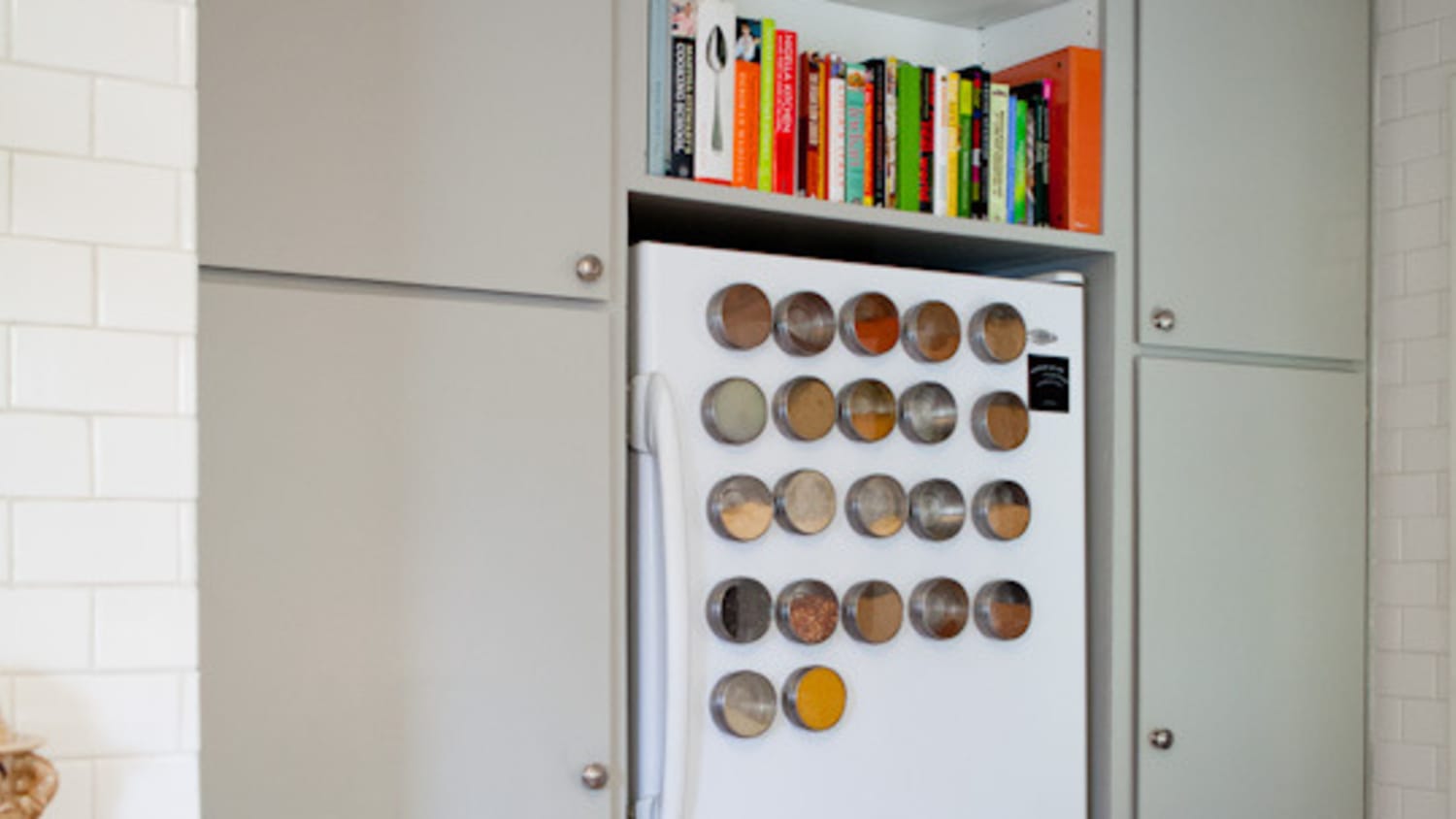 Ideas For Using That Awkward Space Above The Fridge Apartment Therapy