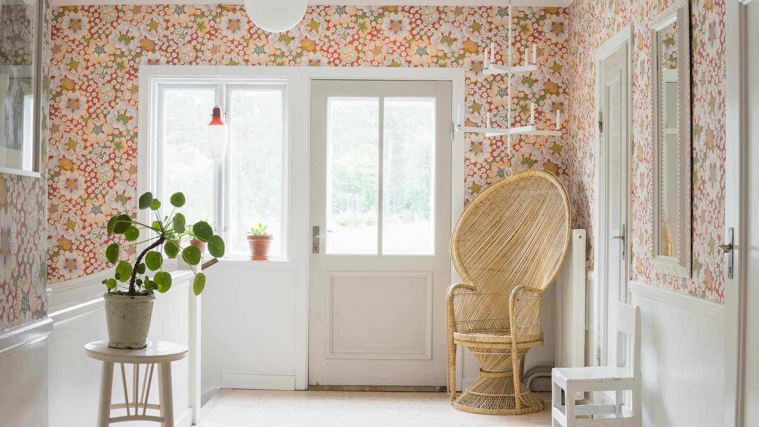 How To Paint Over Wallpaper Apartment Therapy