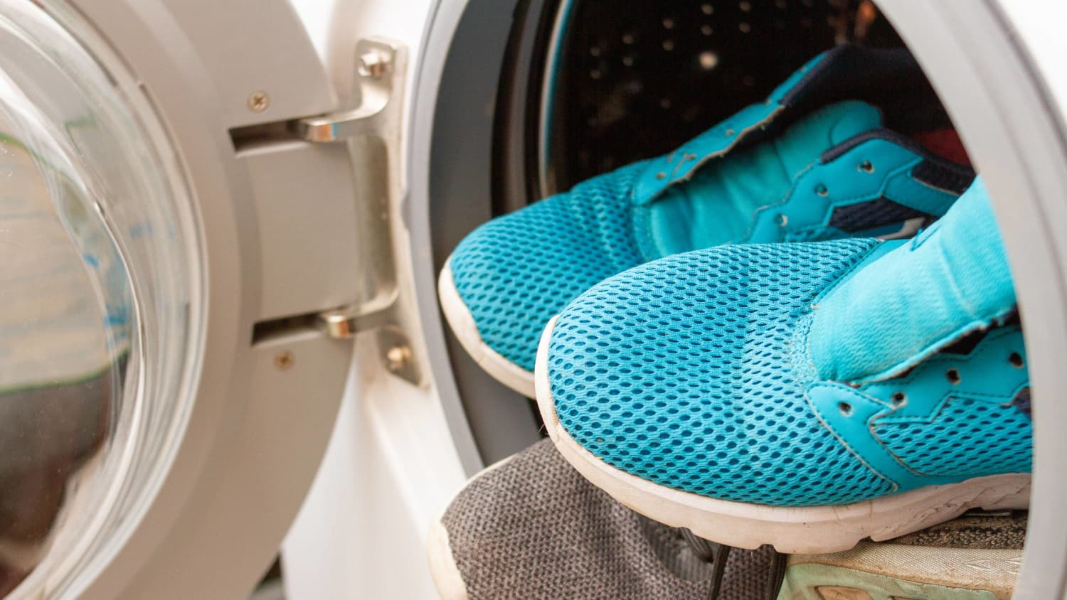 Suede shoes in the washing machine best sale