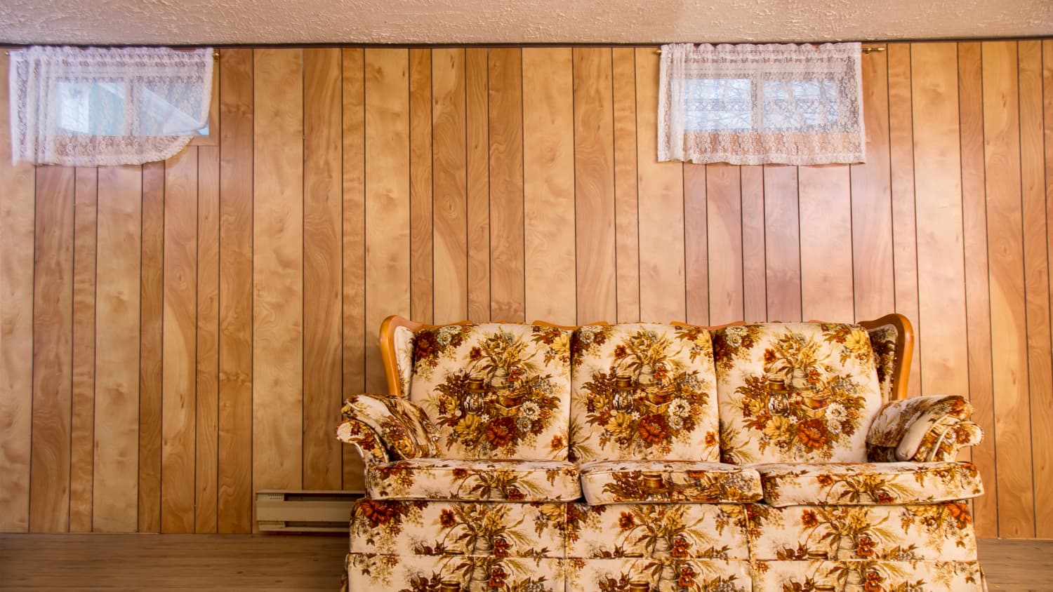 Old cheap brown couch