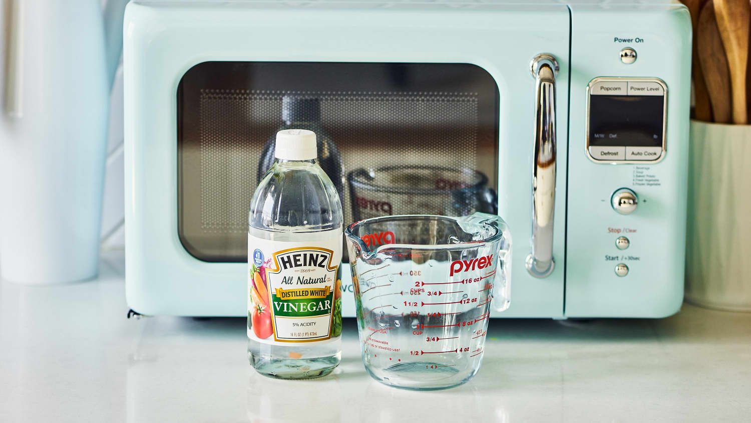 how to sanitize microwave