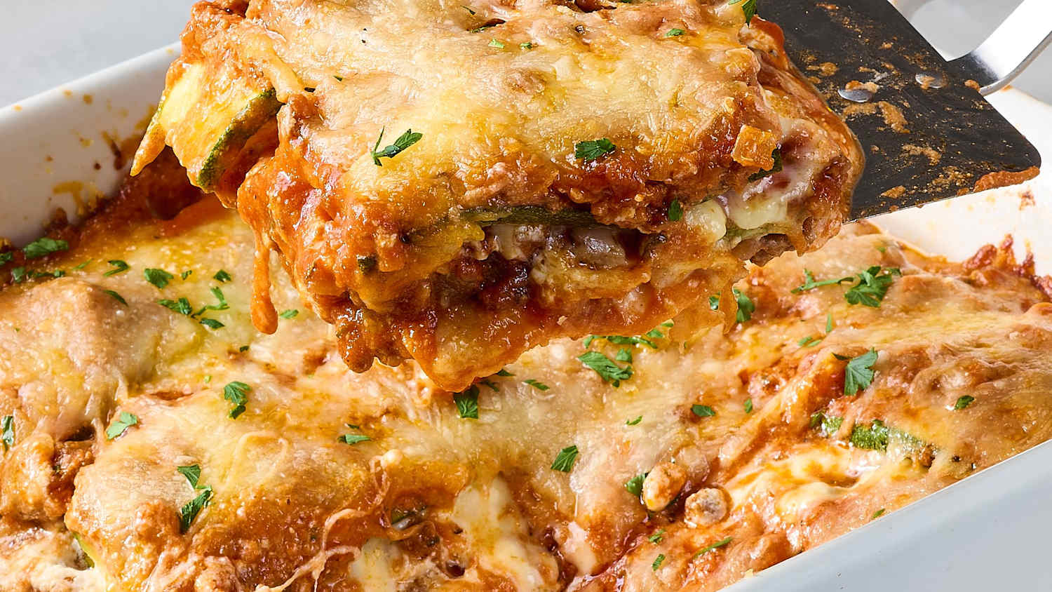 The Best Zucchini Lasagna (Never Soggy!)-image