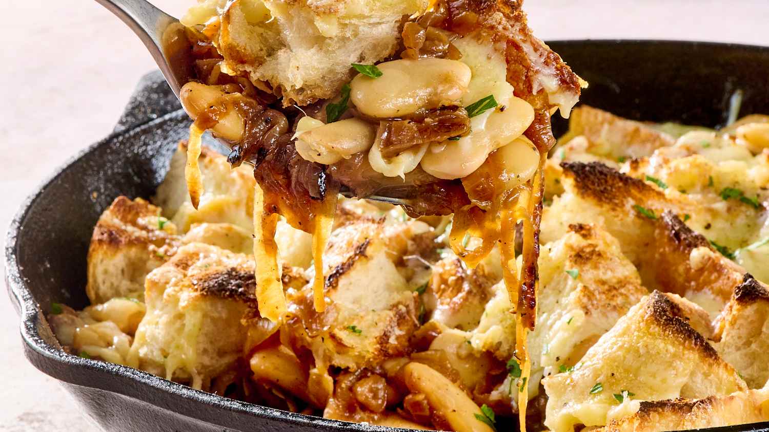 French Onion Beans