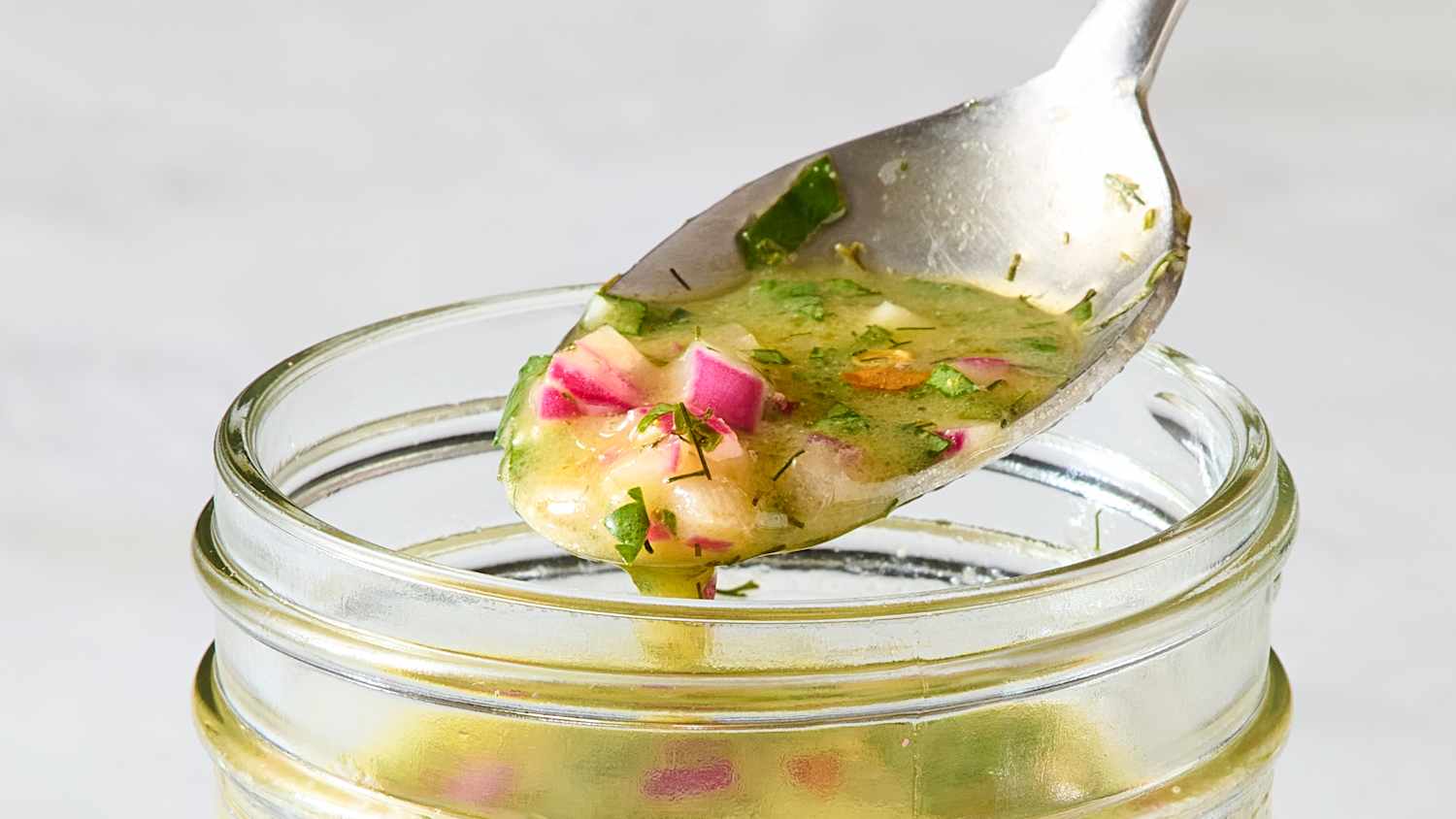pasta salad dressing red wine vinegar Spring Pasta Salad with Red