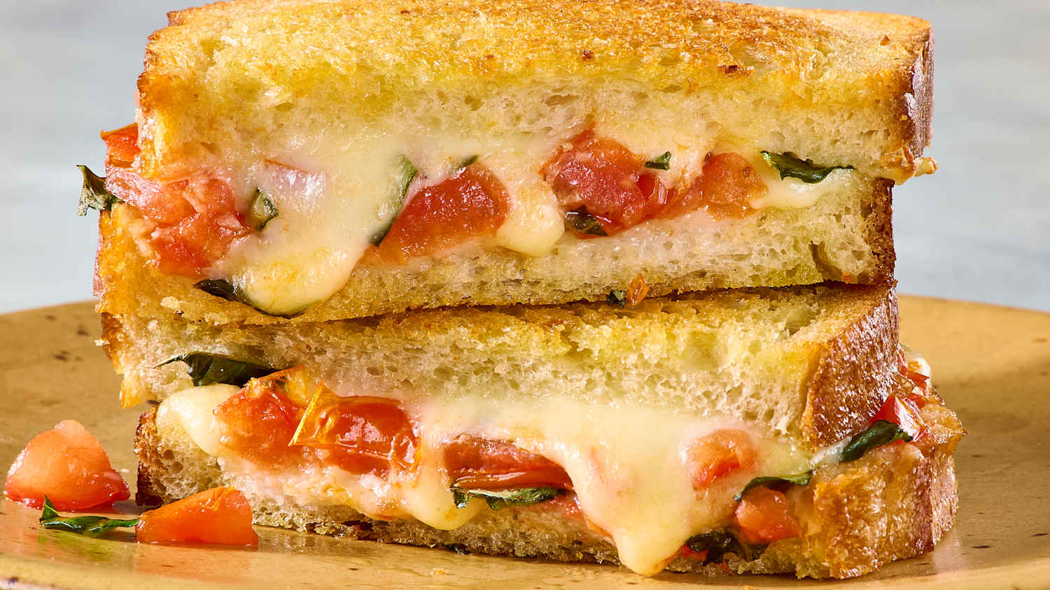 Bruschetta Grilled Cheese Sandwich