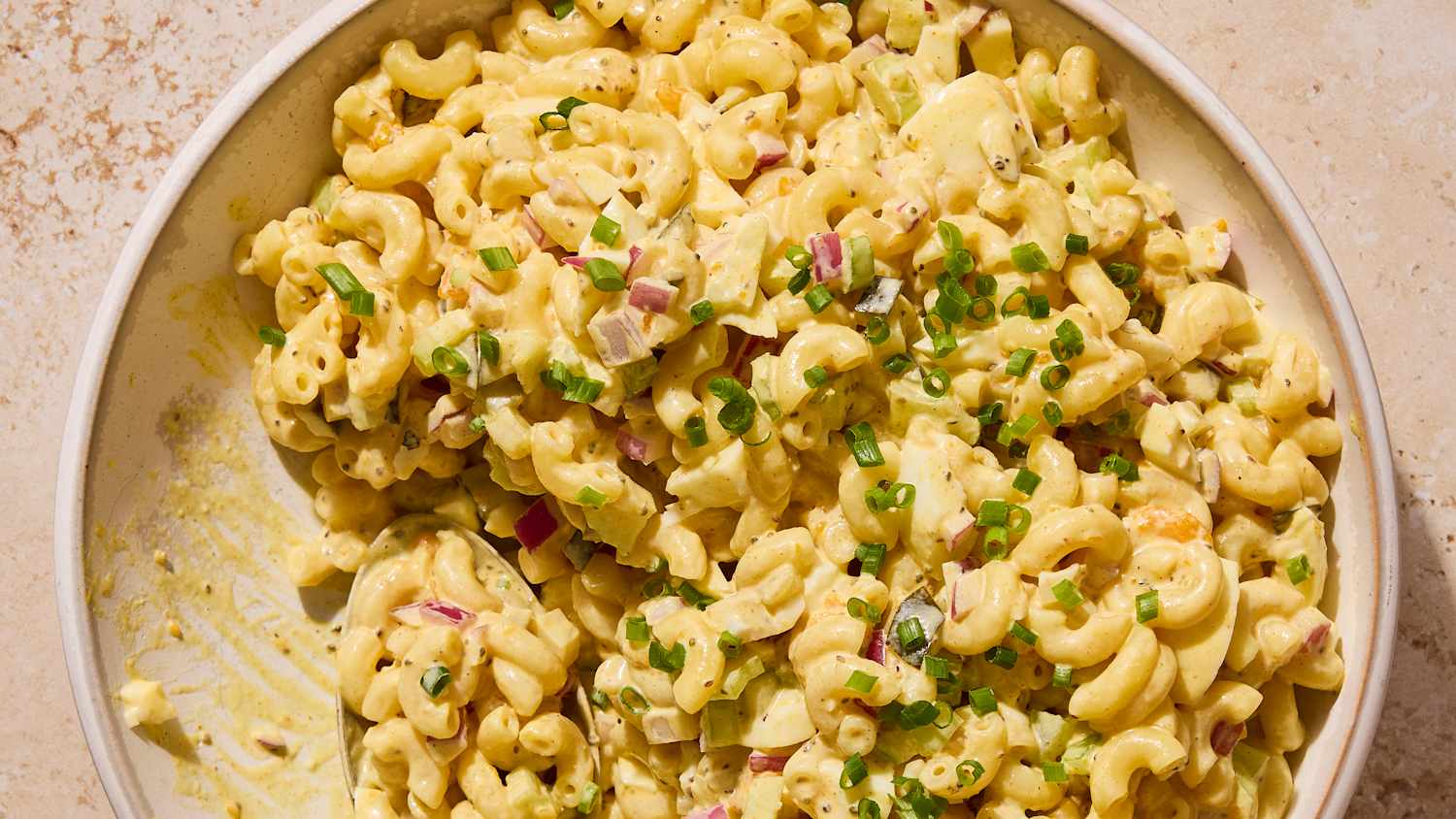 Deviled Egg Macaroni Salad