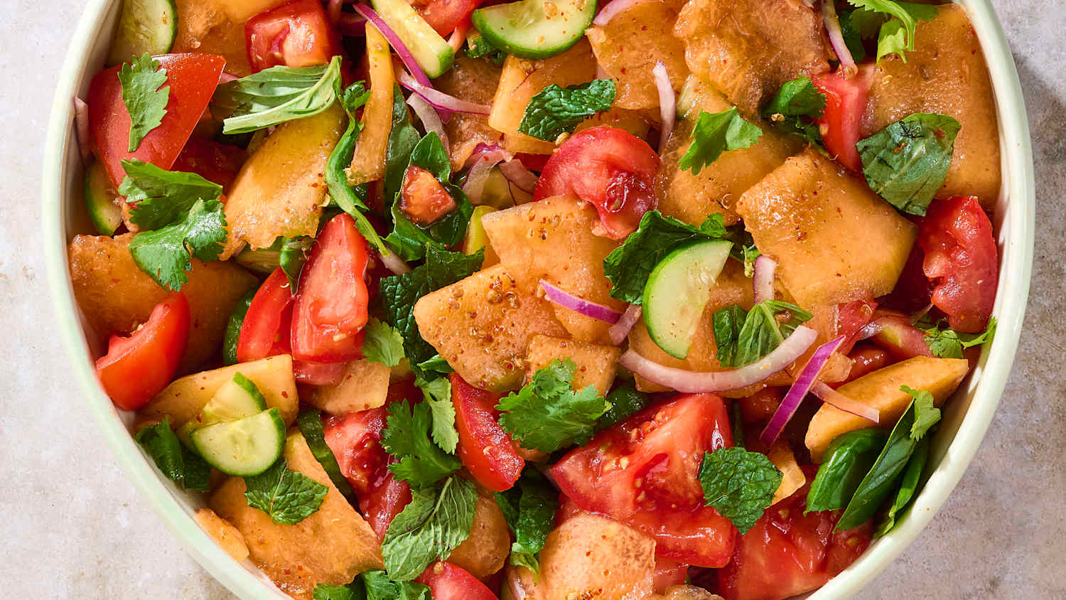 Melon Tomato Salad