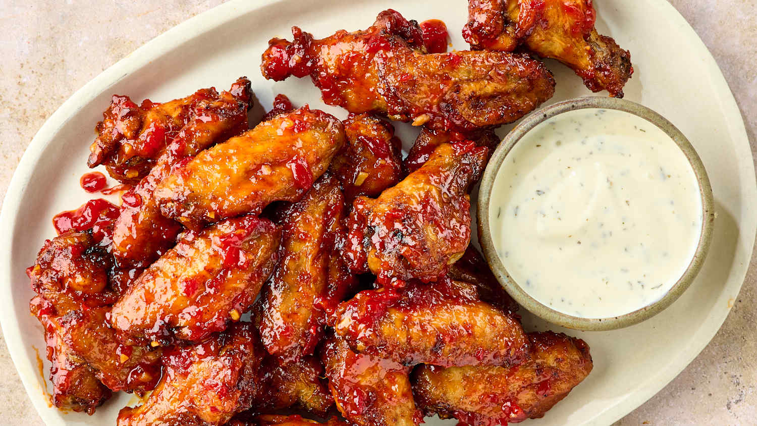 Pepper Jelly Chicken Wings