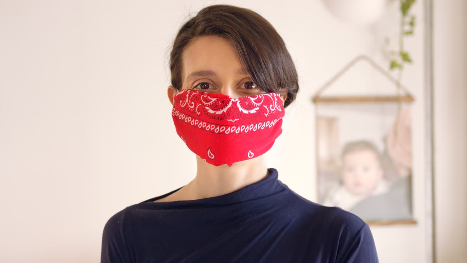 How To Make A No Sew Face Mask Easy Diy Coronavirus Face Mask