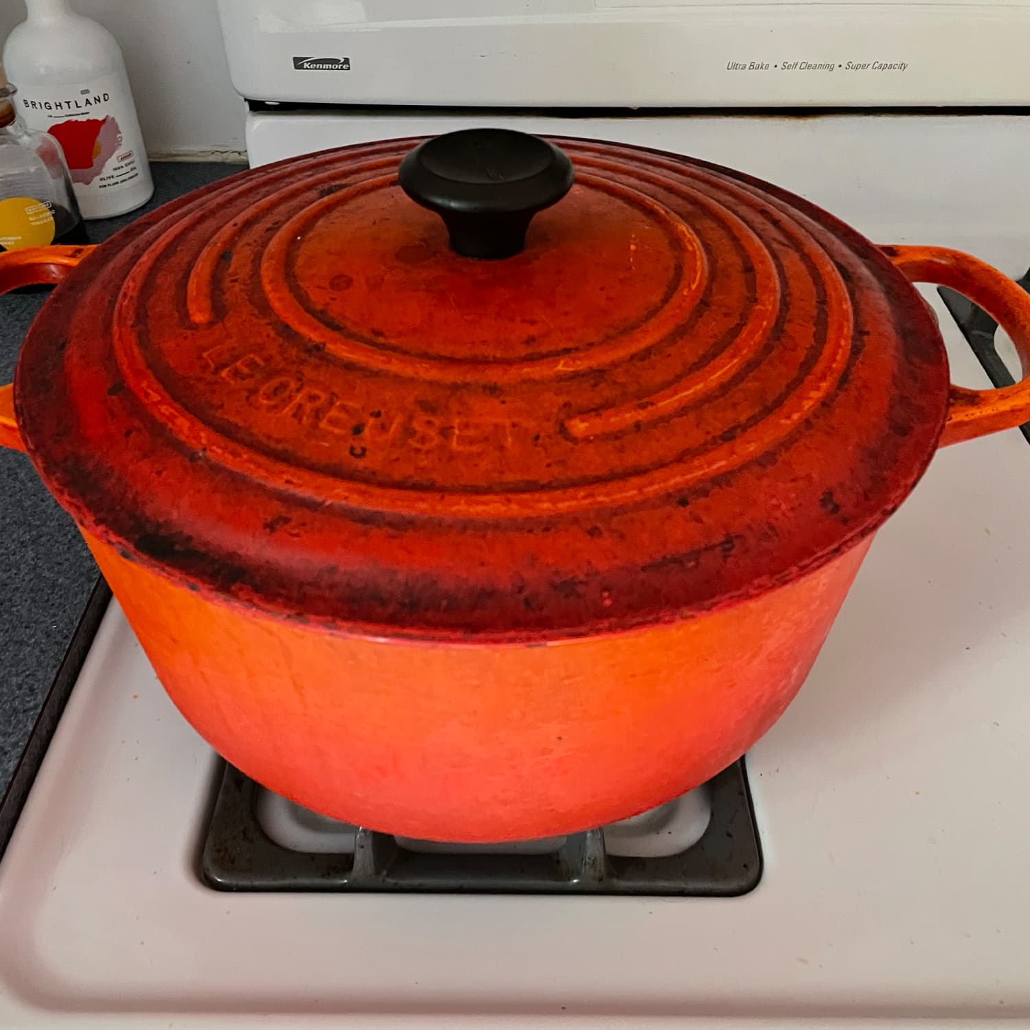 How To Clean Brown Stains Off Enamel Pot  How To Clean Brown Stains Off Le  Creuset - SHEfinds