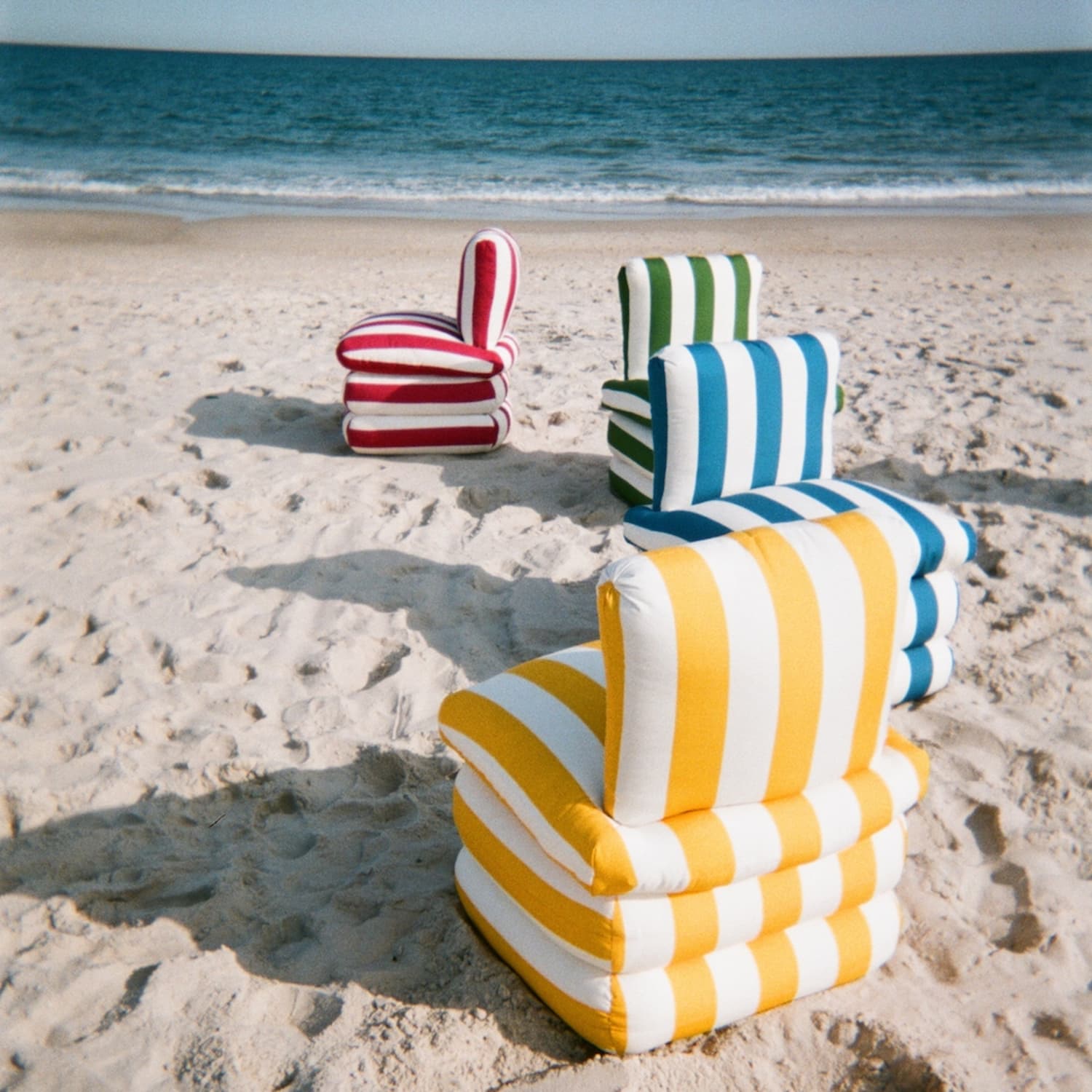 ASH NYC s Pillow Chairs Evoke Summer on the Italian Riviera