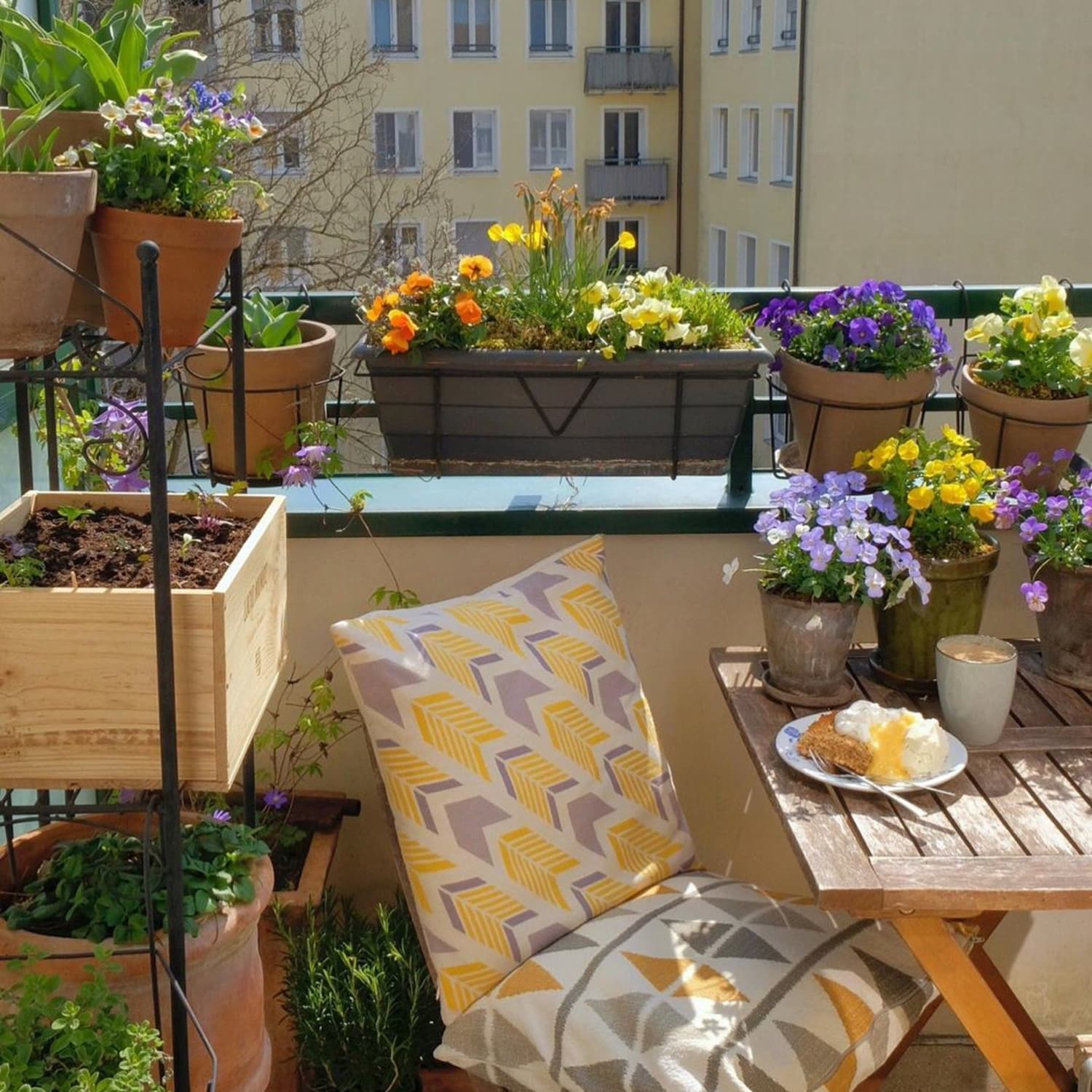 23 Balcony Garden Ideas - How to Grow Plants on a Small Balcony