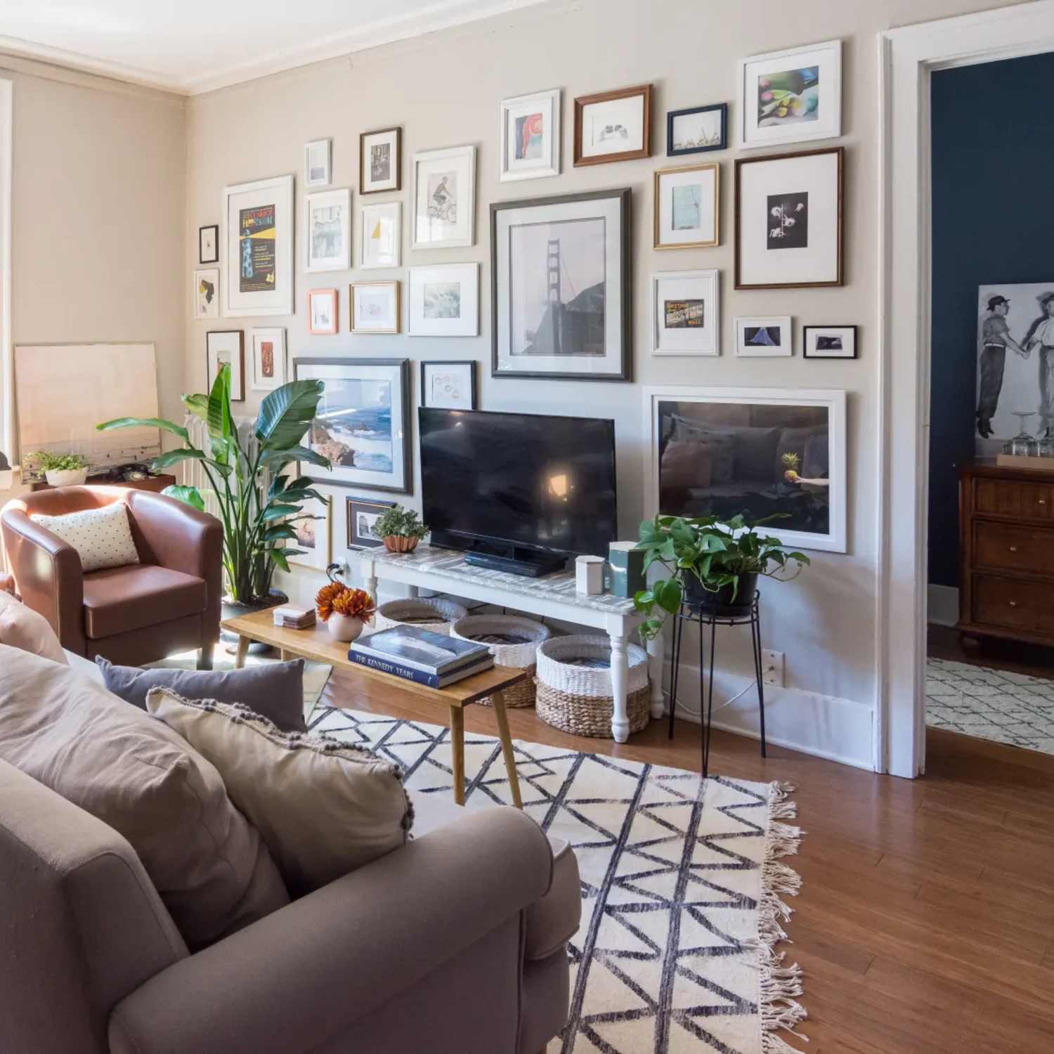 how to frame wallpaper as art