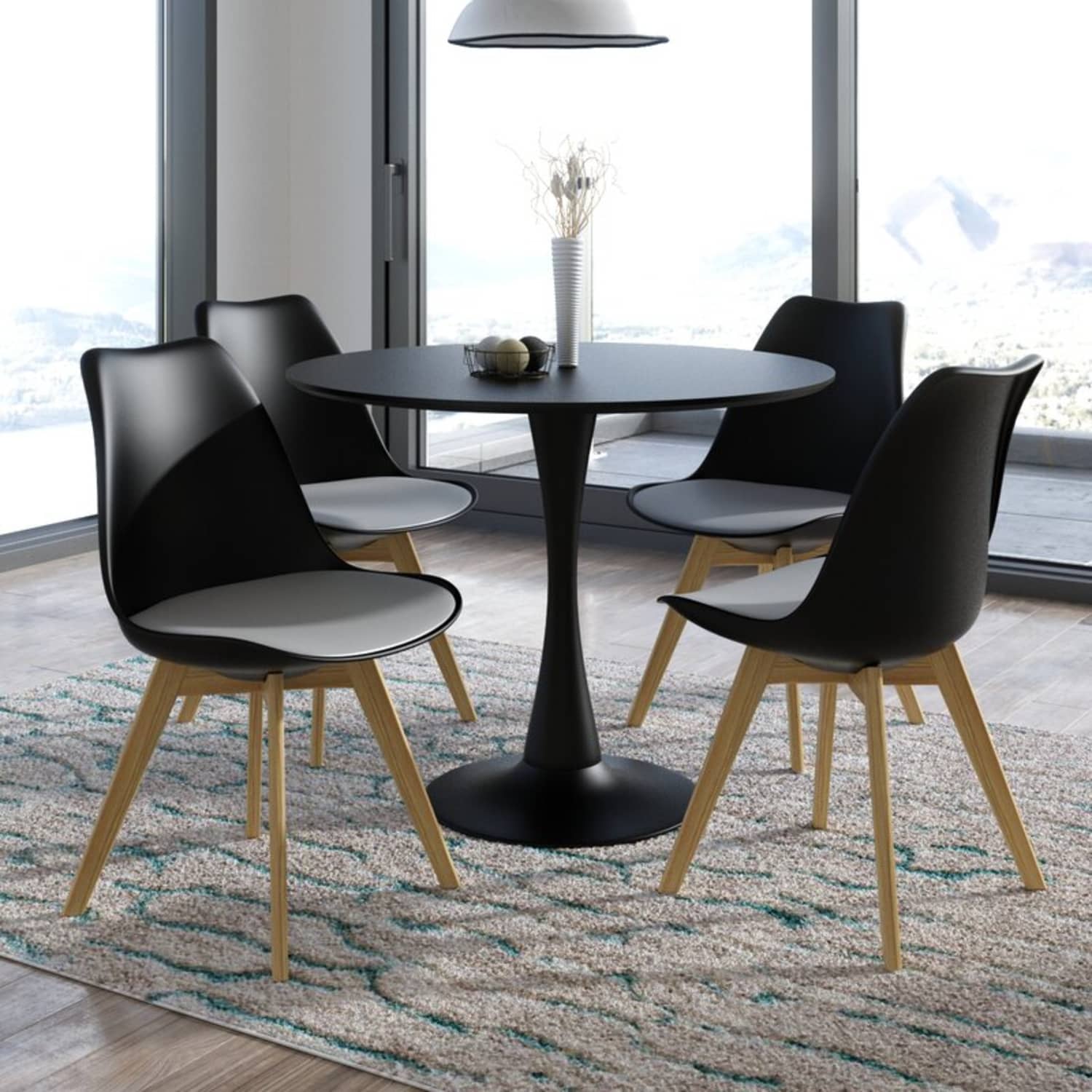 6 tulip tables like saarinen's but cheaper from ikea  more