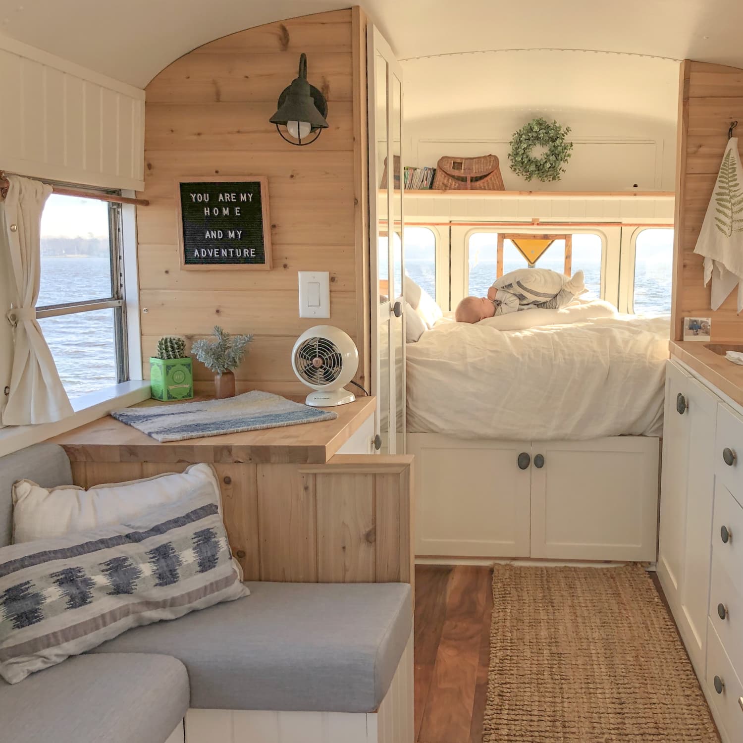 Fern The Bus Conversion Home Video Tour And Photos Apartment Therapy