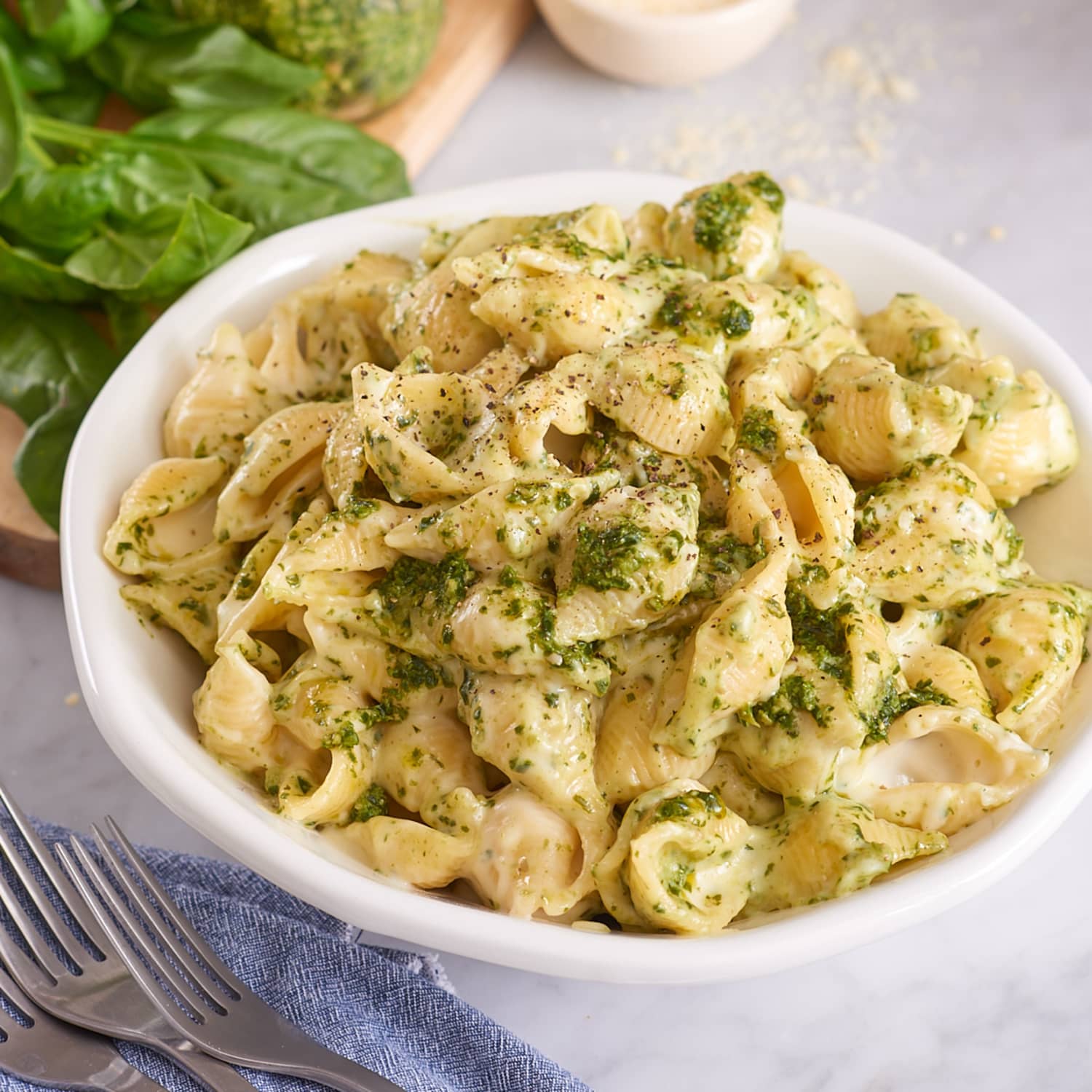 Recipe Stovetop Pesto Macaroni And Cheese Kitchn