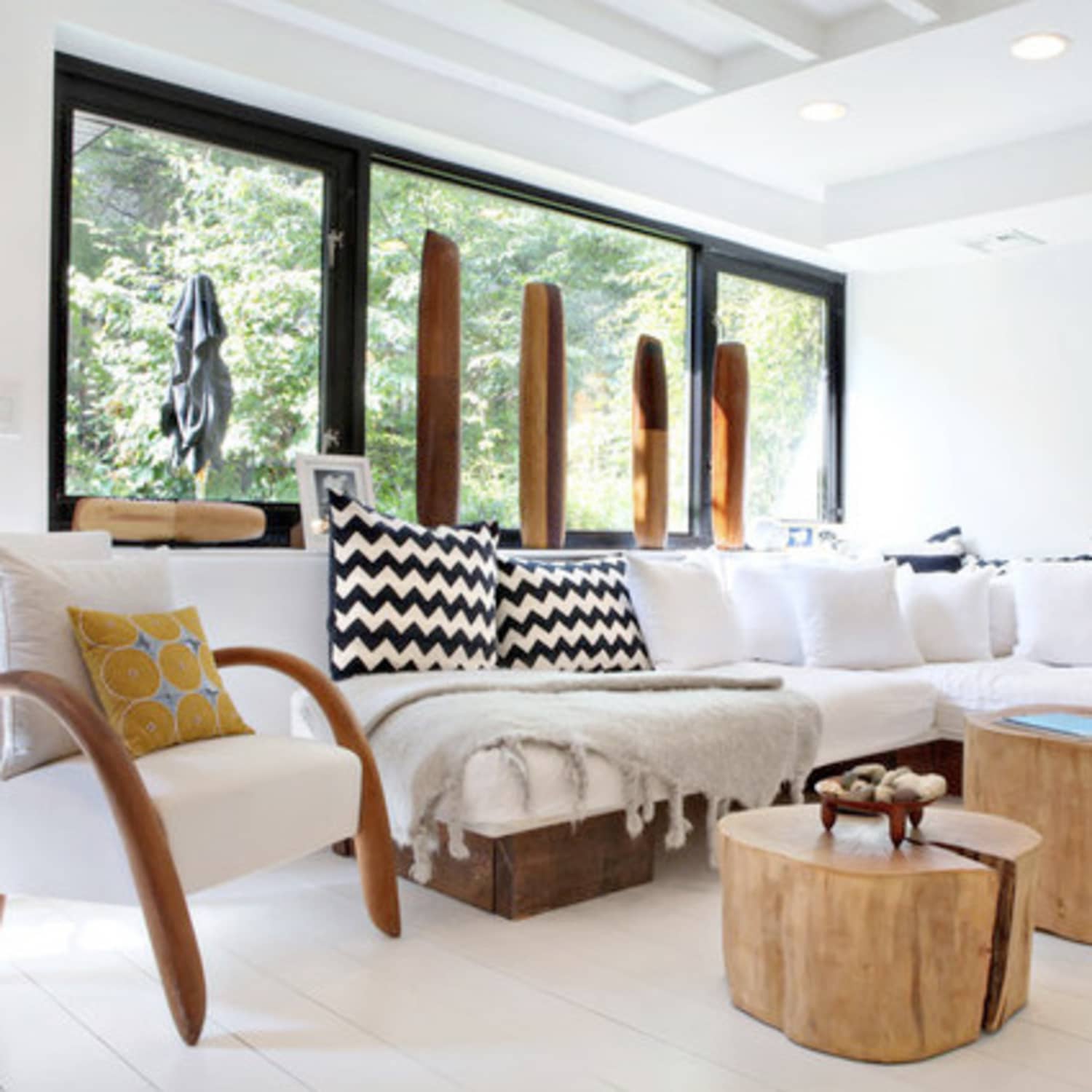 Organic Modern Living Room: Get The Look | Apartment Therapy