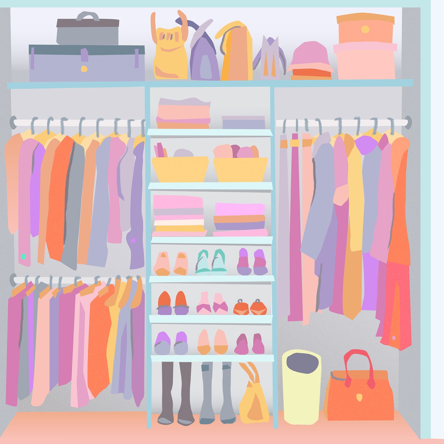 23 Tips to Organize a Small Closet With Lots of Clothes