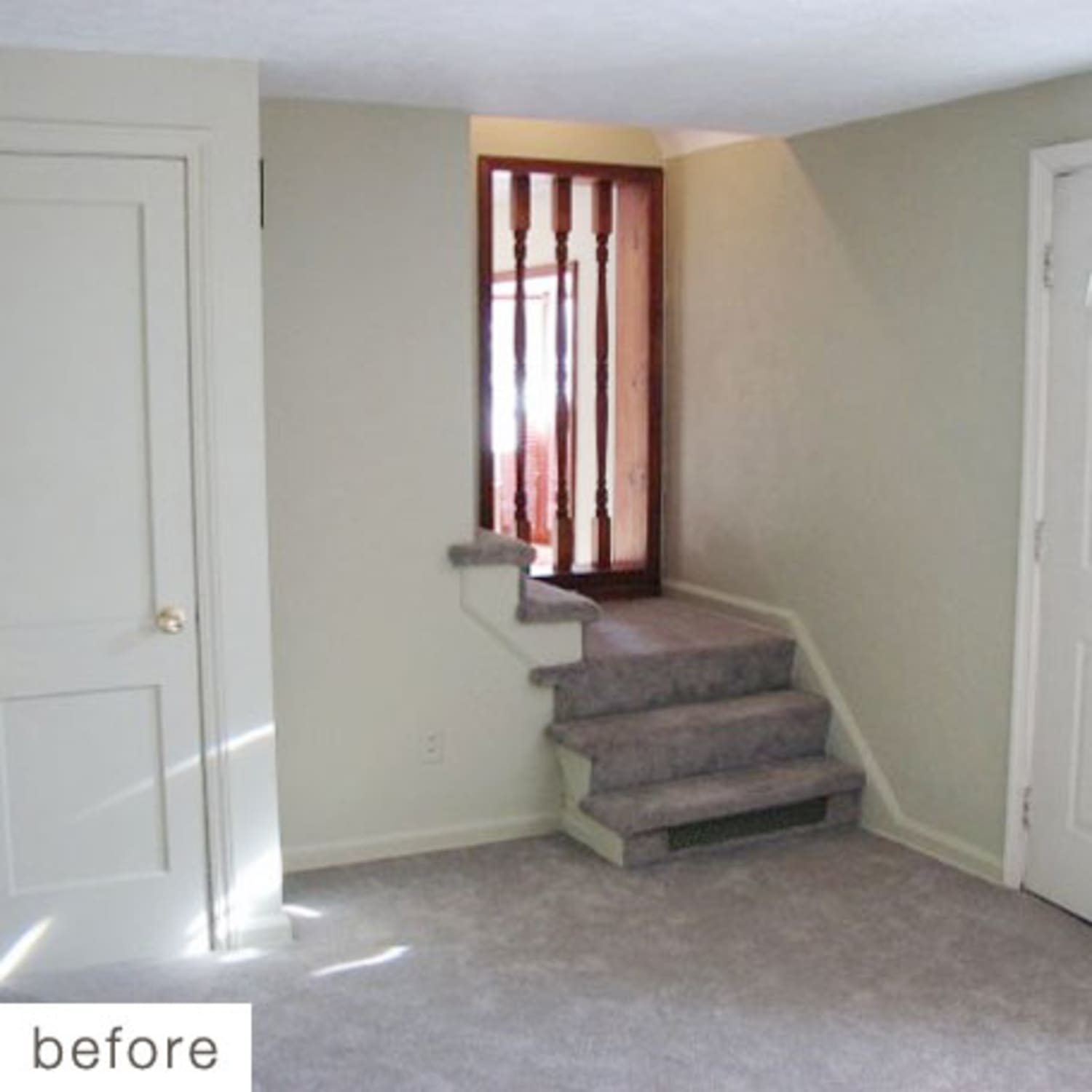 Before After Facelift For A Carpeted Stairway Apartment Therapy