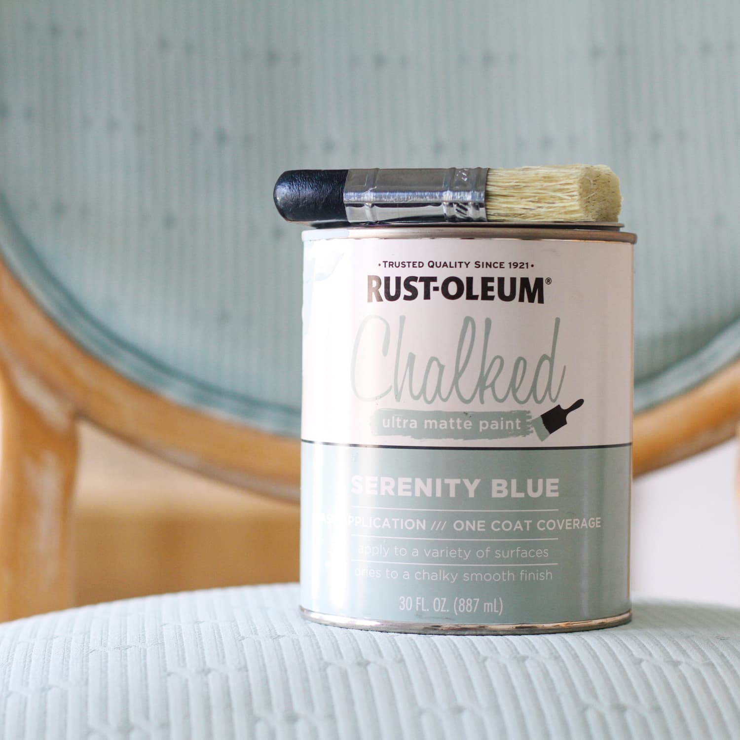 Chalk Paint Painted Upholstery Fabric Furniture Apartment Therapy