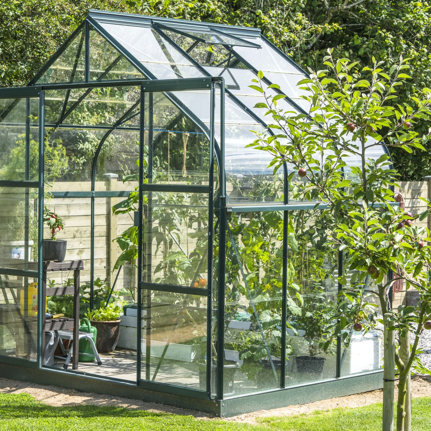 A Victorian Style Greenhouse in a Formal Walled Garden on an English Estate  Stock Image - Image of country, scenic: 340388059, image size:1500x1500