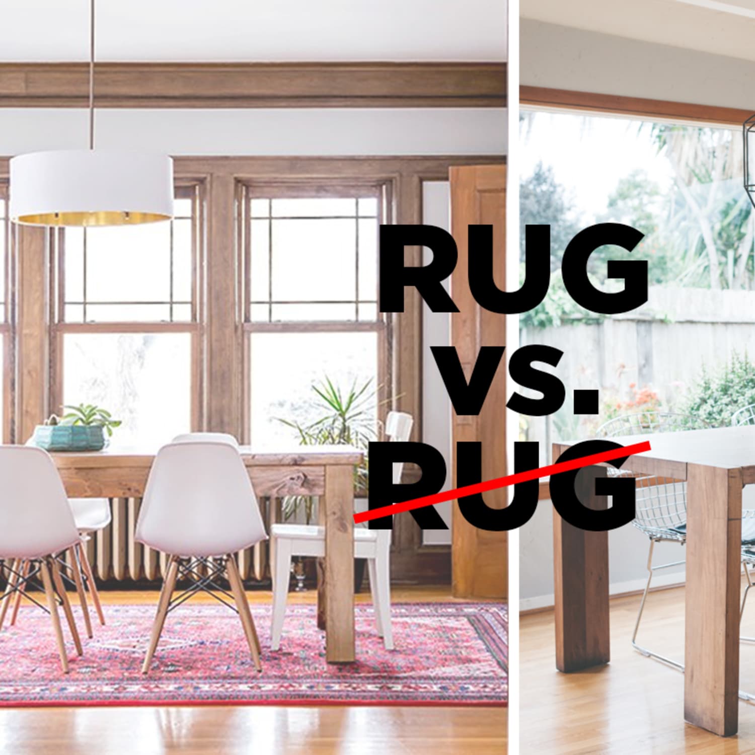 Let S Settle This Do Rugs Belong In The Dining Room Apartment