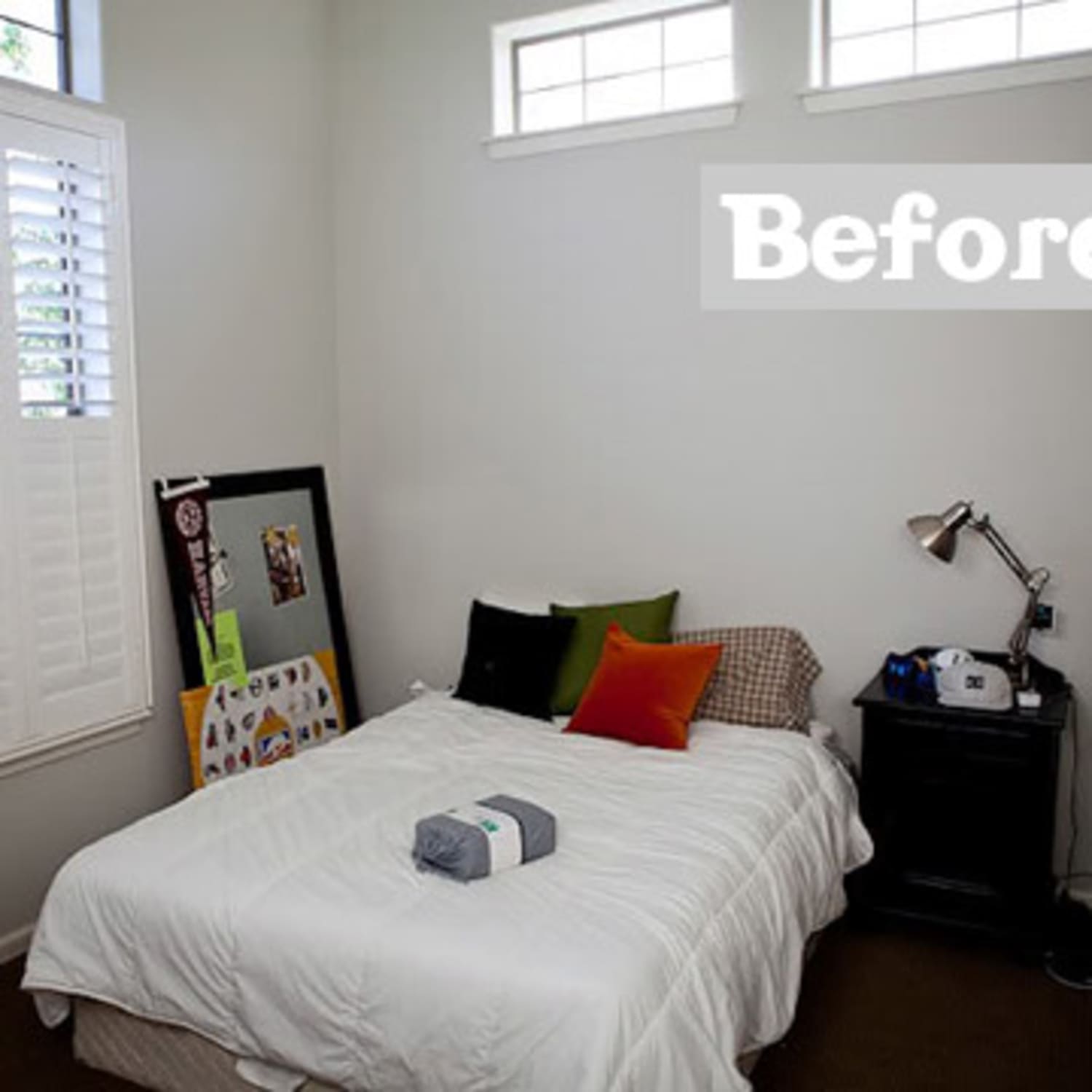 Before After A Basic Space Becomes A Cool Teenage Boy Bedroom
